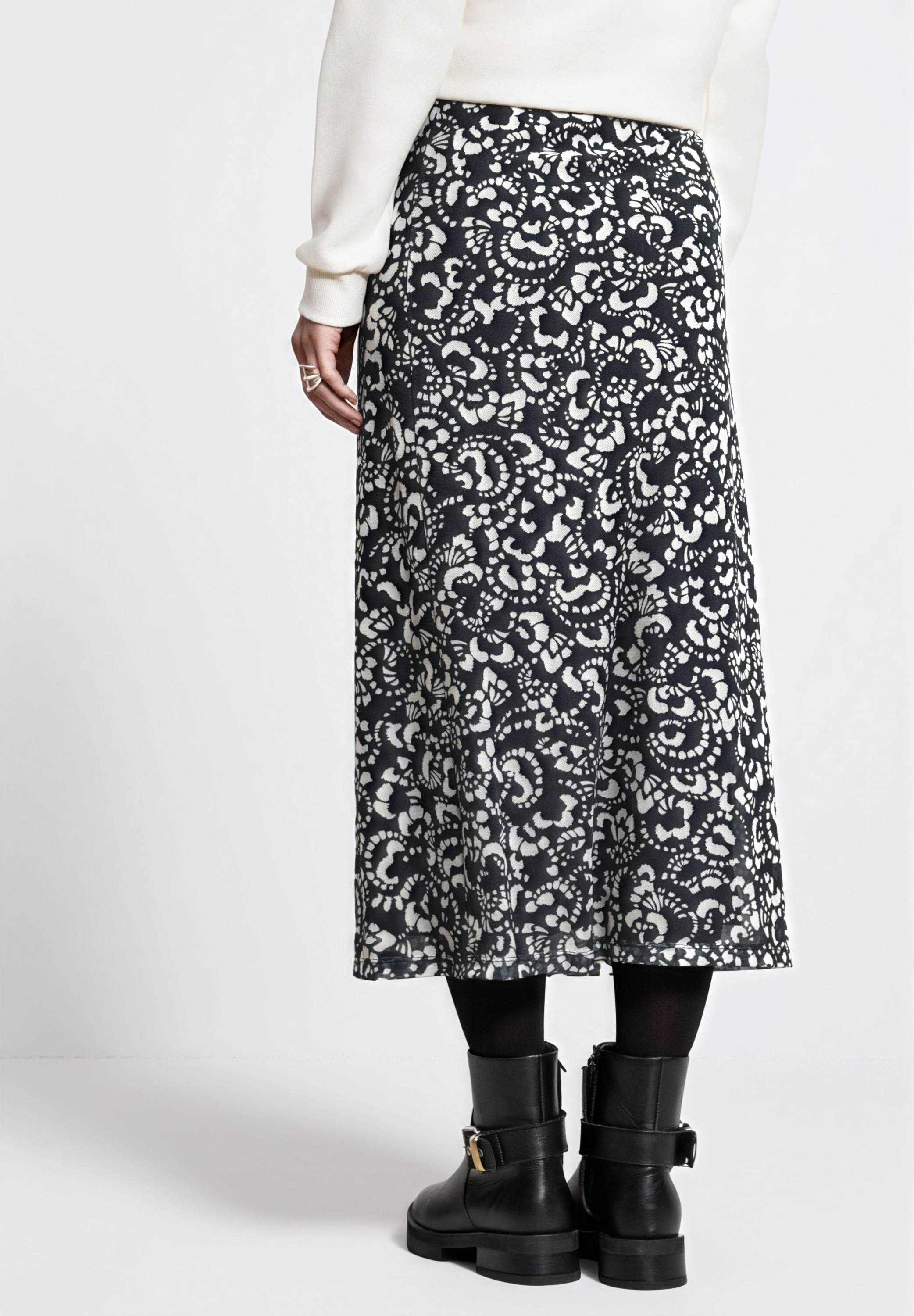 STREET ONE STUDIO Maxirock mit Grafikmuster