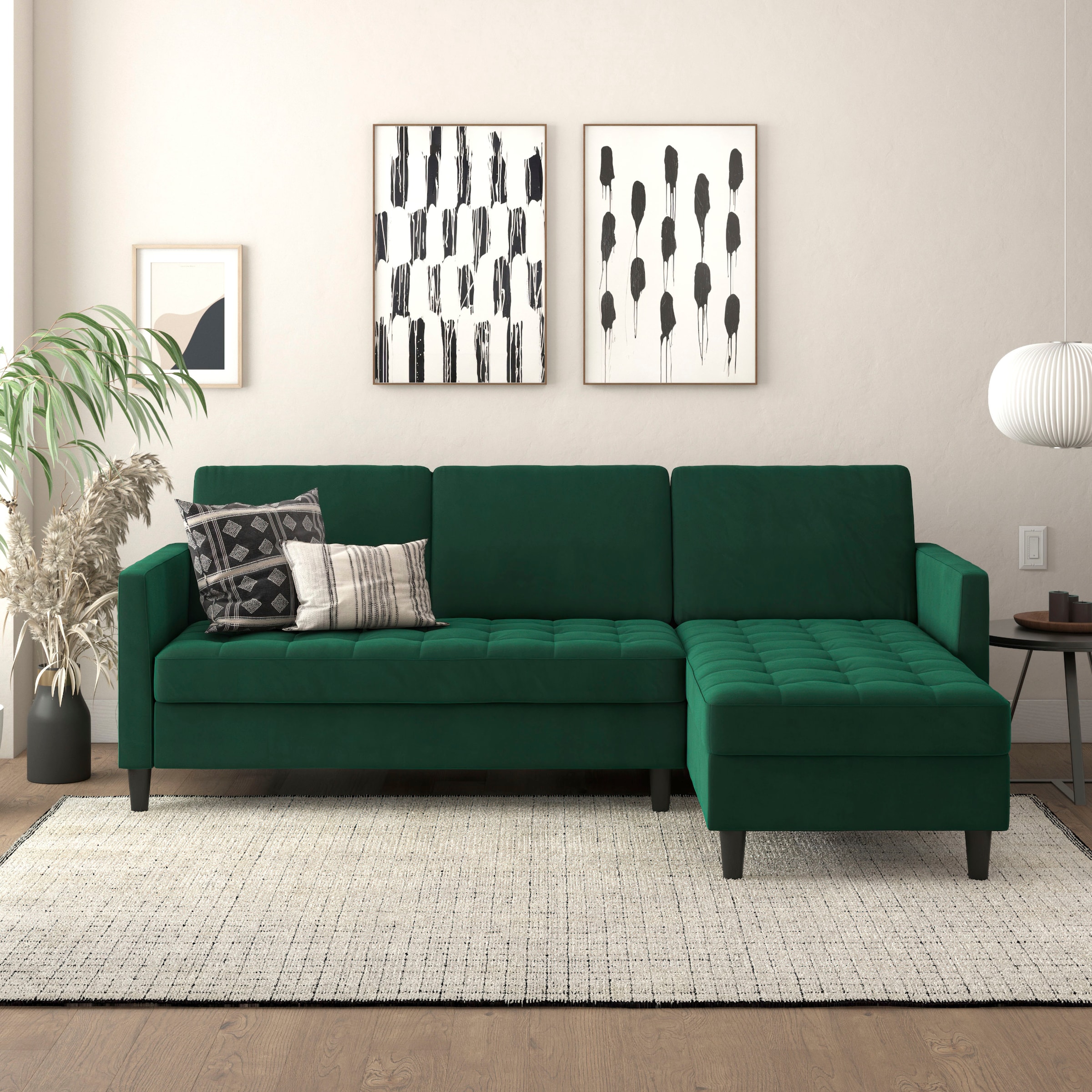 Dorel Home Ecksofa "Presley, L-Form,", Ecksofa mit Bett-Funktion und Staura günstig online kaufen