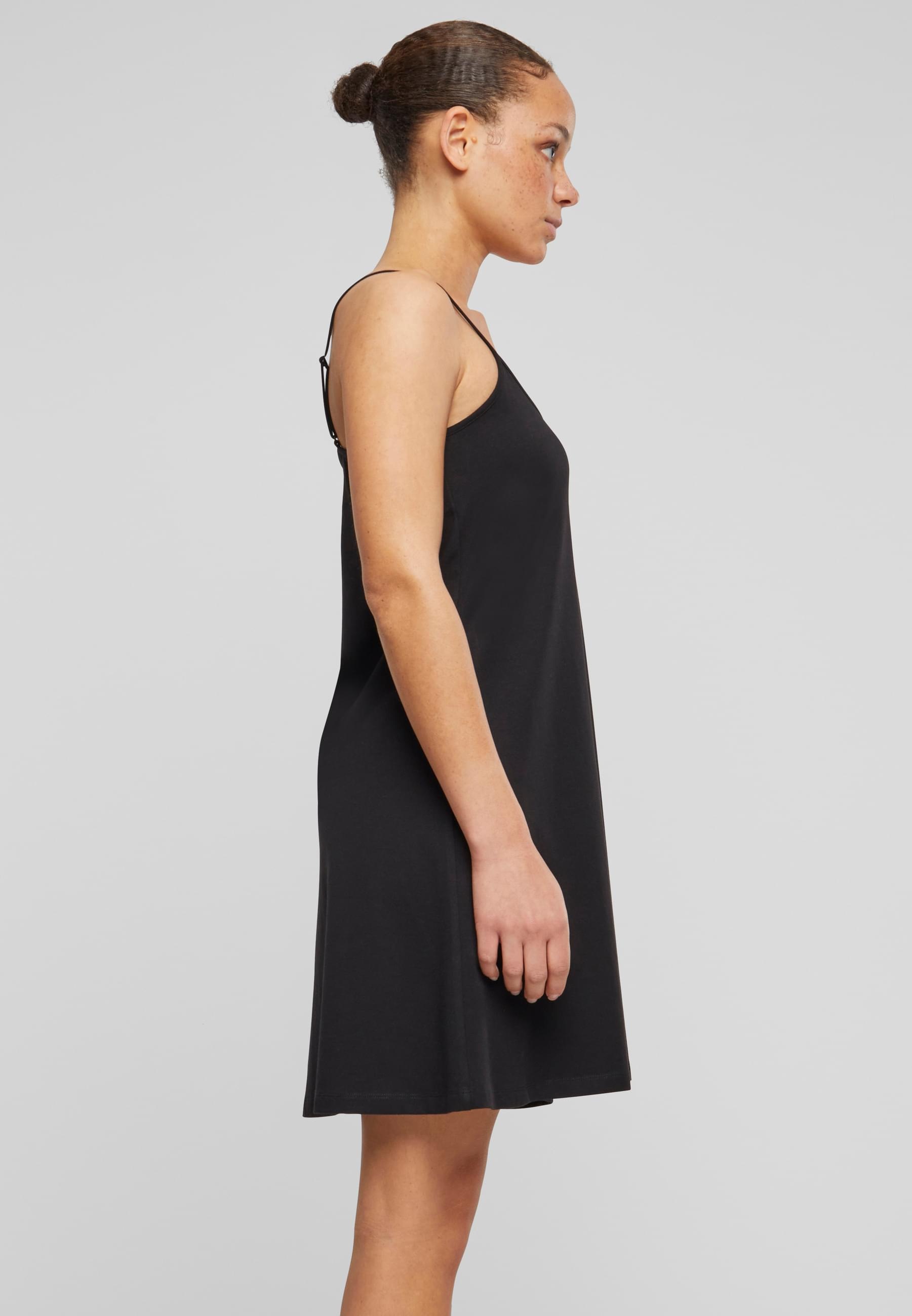 URBAN CLASSICS Shirtkleid »Urban Classics Damen Ladies Stretch Jersey Hanger Dress«, (1 tlg.)