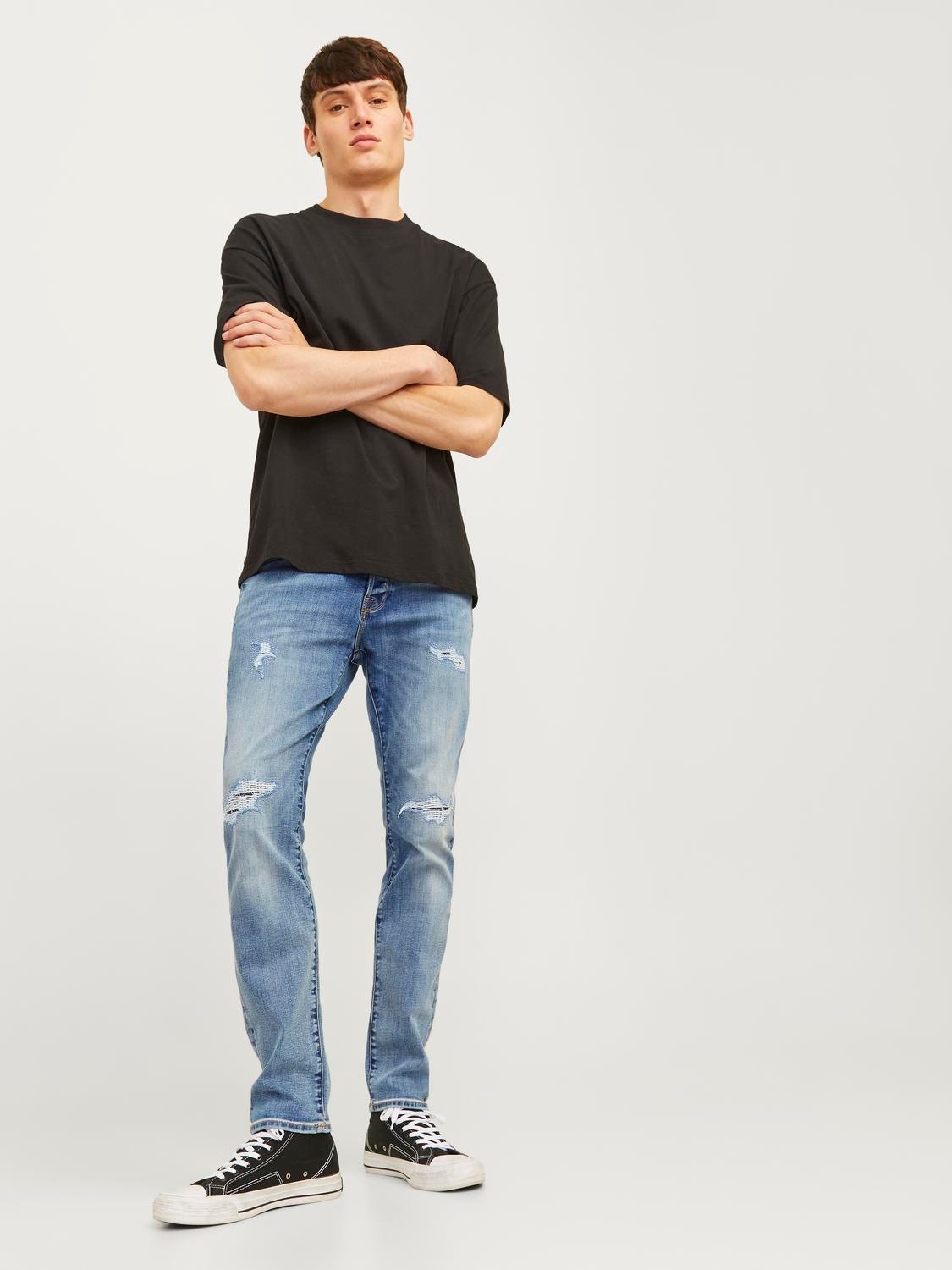 Jack & Jones Slim-fit-Jeans "JJIGLENN – Jeans mit Stretch, niedriger Leibhö günstig online kaufen