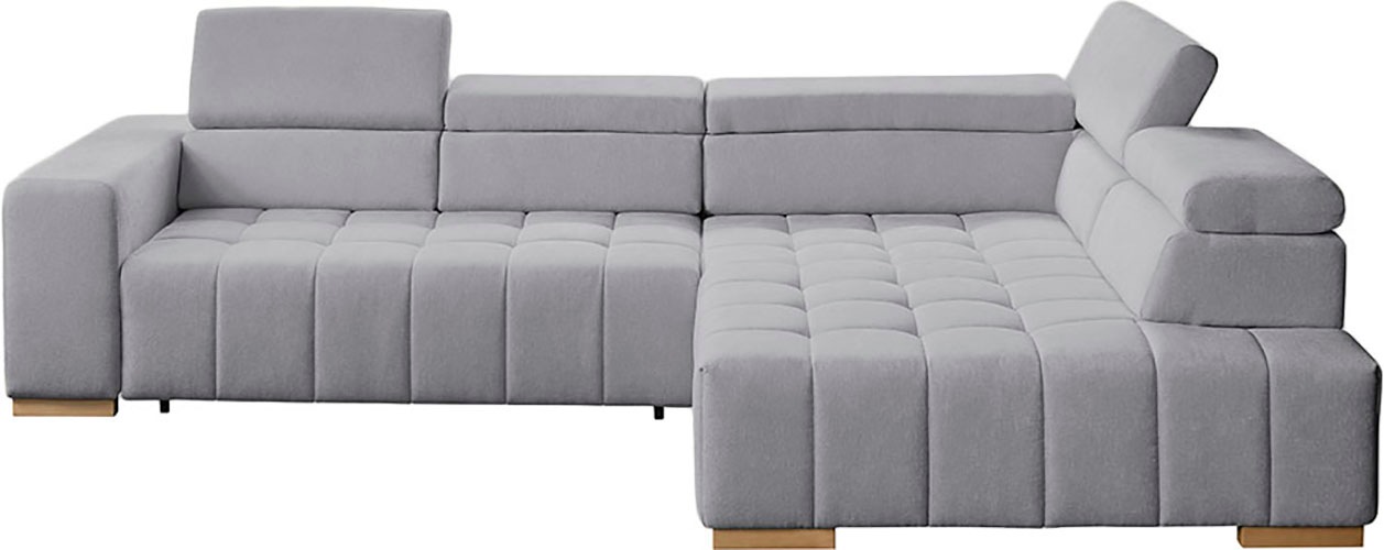 exxpo - sofa fashion Ecksofa "Elianos, hoher Sitzkomfort, aufwendige Kreuzs günstig online kaufen
