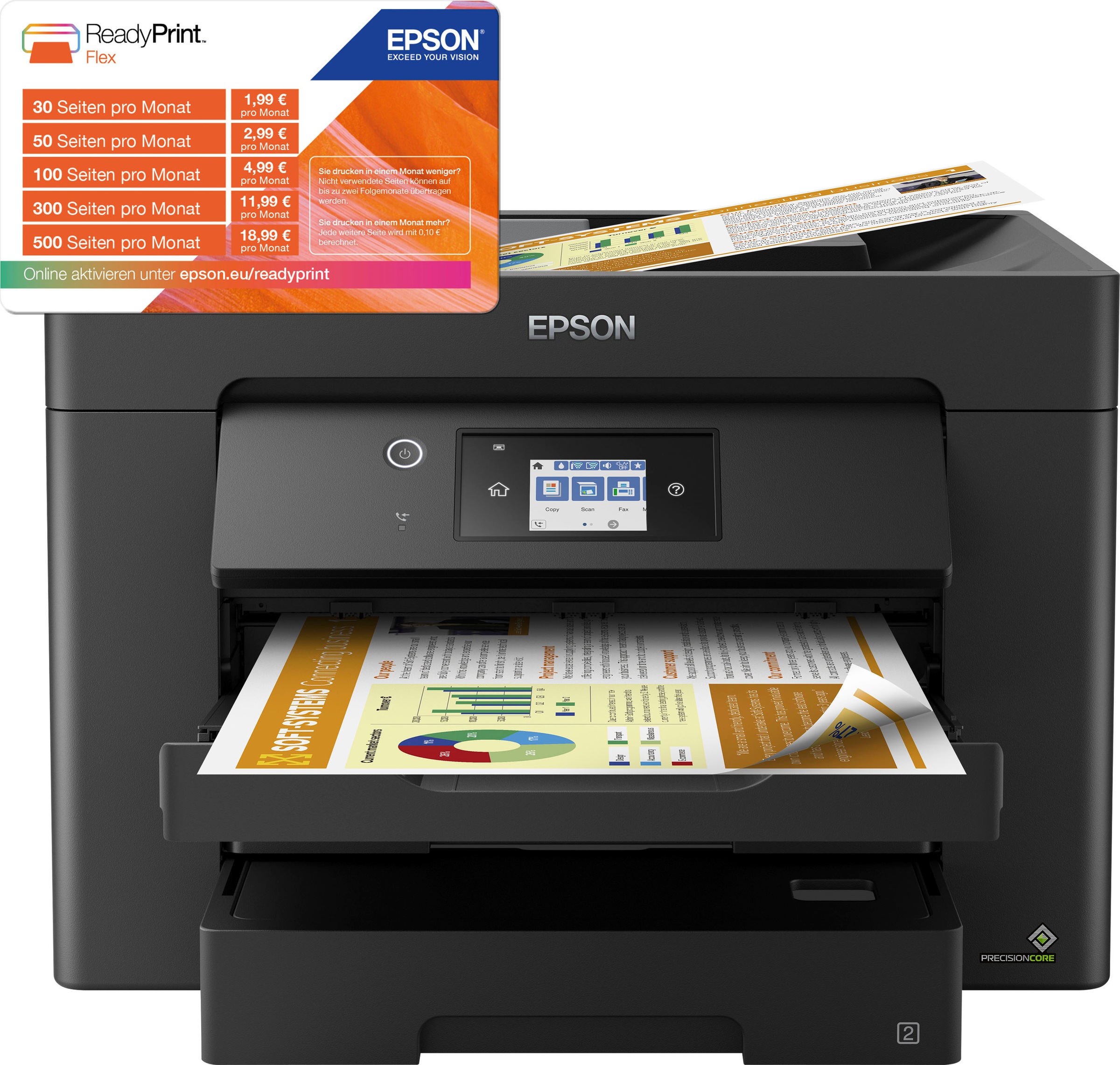 Epson Multifunktionsdrucker »WorkForce WF-7830DTWF«