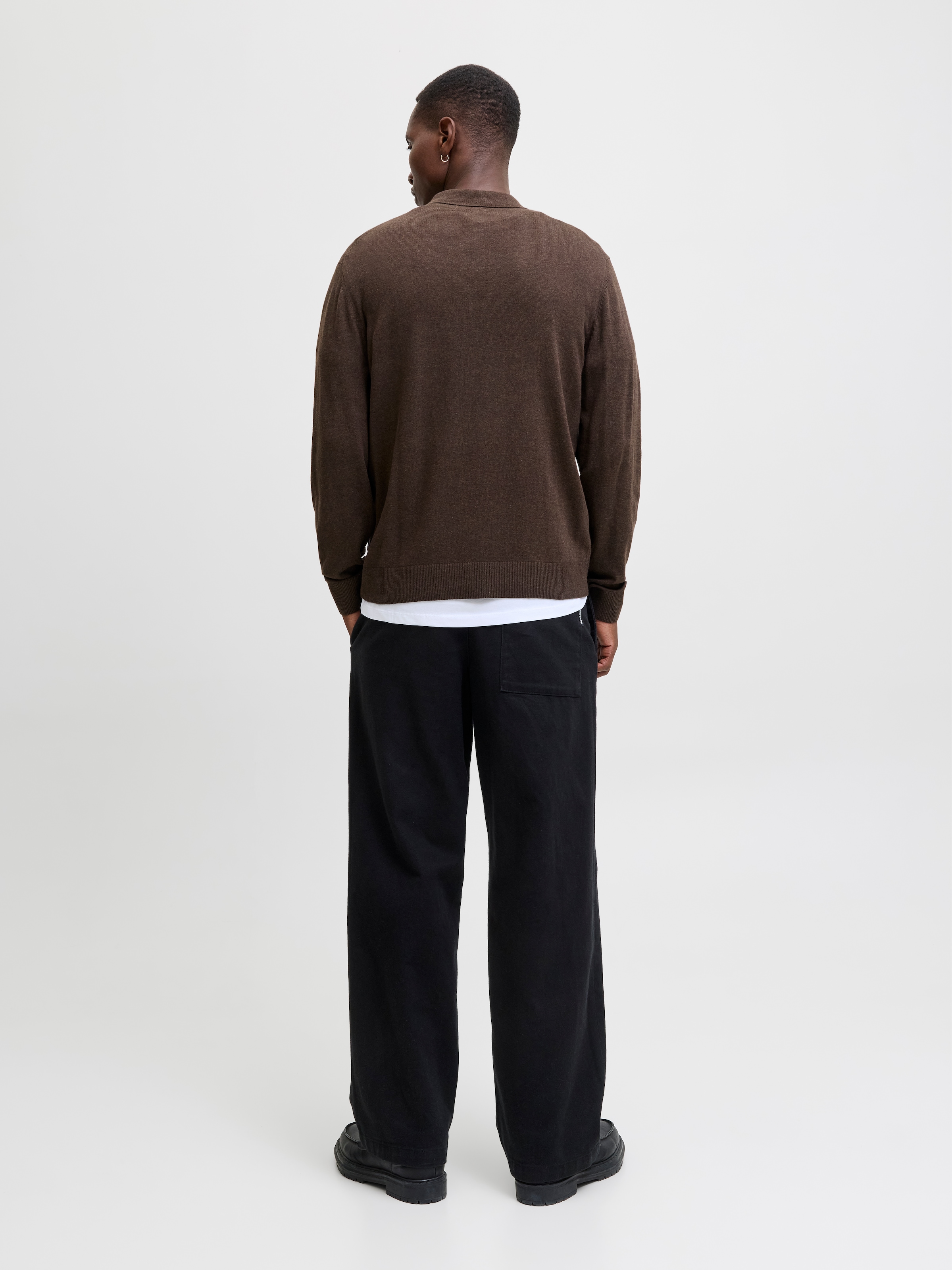 Jack & Jones Polokragenpullover »JJEEMIL KNIT POLO HALF ZIP LS NOOS«, mit Polo Kragen