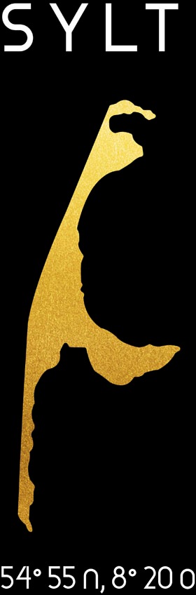 queence Metallbild "Golden Sylt" 1 Stk. tlg. Stahlschilder günstig online kaufen