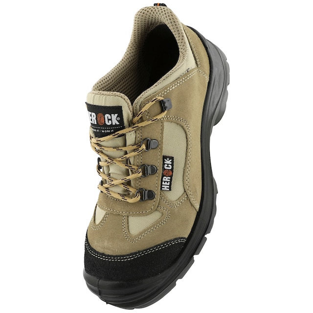 Herock Sicherheitsschuh »Cross Low Compo S1P Schuhe«, Bequeme Wanderschuhe,  echtes Leder, rutschhemmend und durchtrittsicher bestellen | BAUR