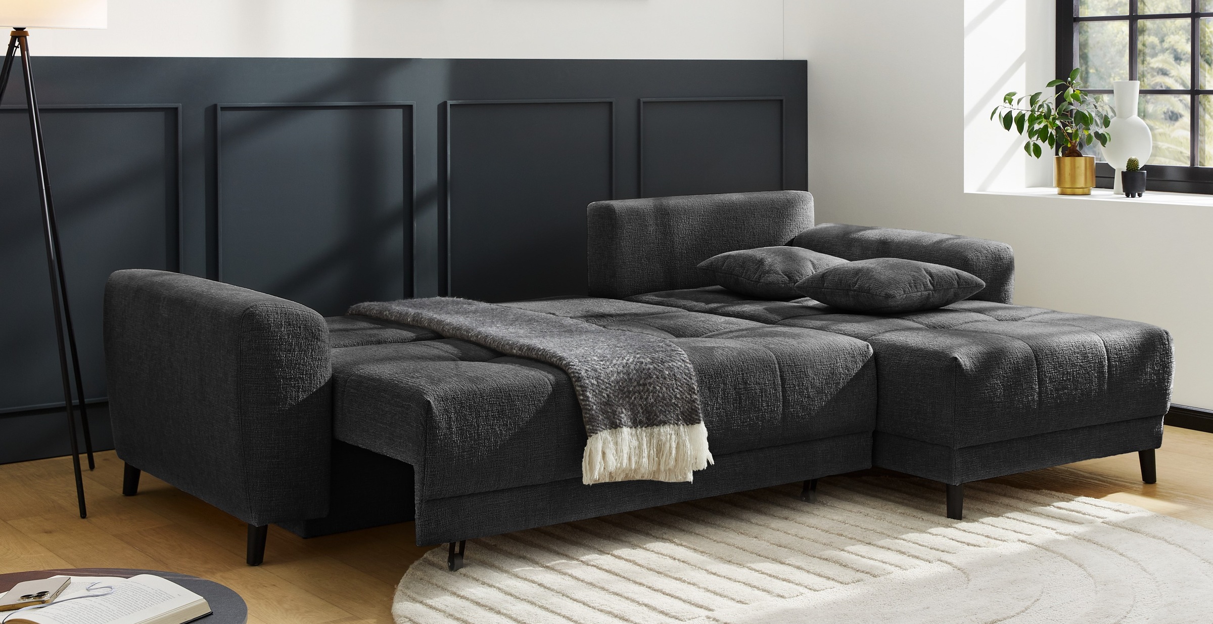 Jockenhöfer Gruppe Ecksofa Beverly, inklusive Bettfunktion, günstig online kaufen