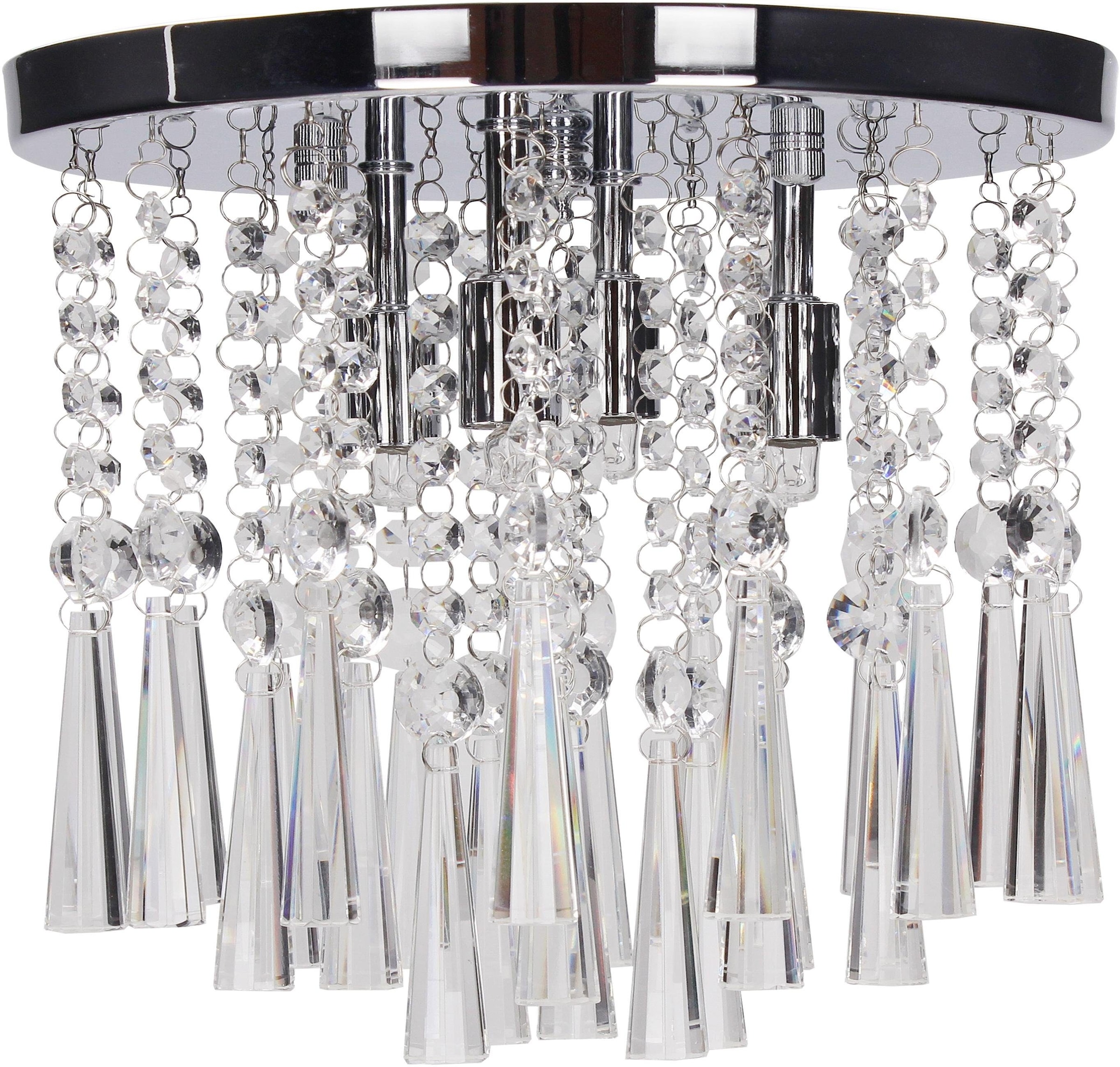 SPOT Light Deckenleuchte »LUXORIA«, 3 flammig-flammig, Echtes Kristallglas, LED-Leuchtmittel inklusive, dekorativ, hochwertig
