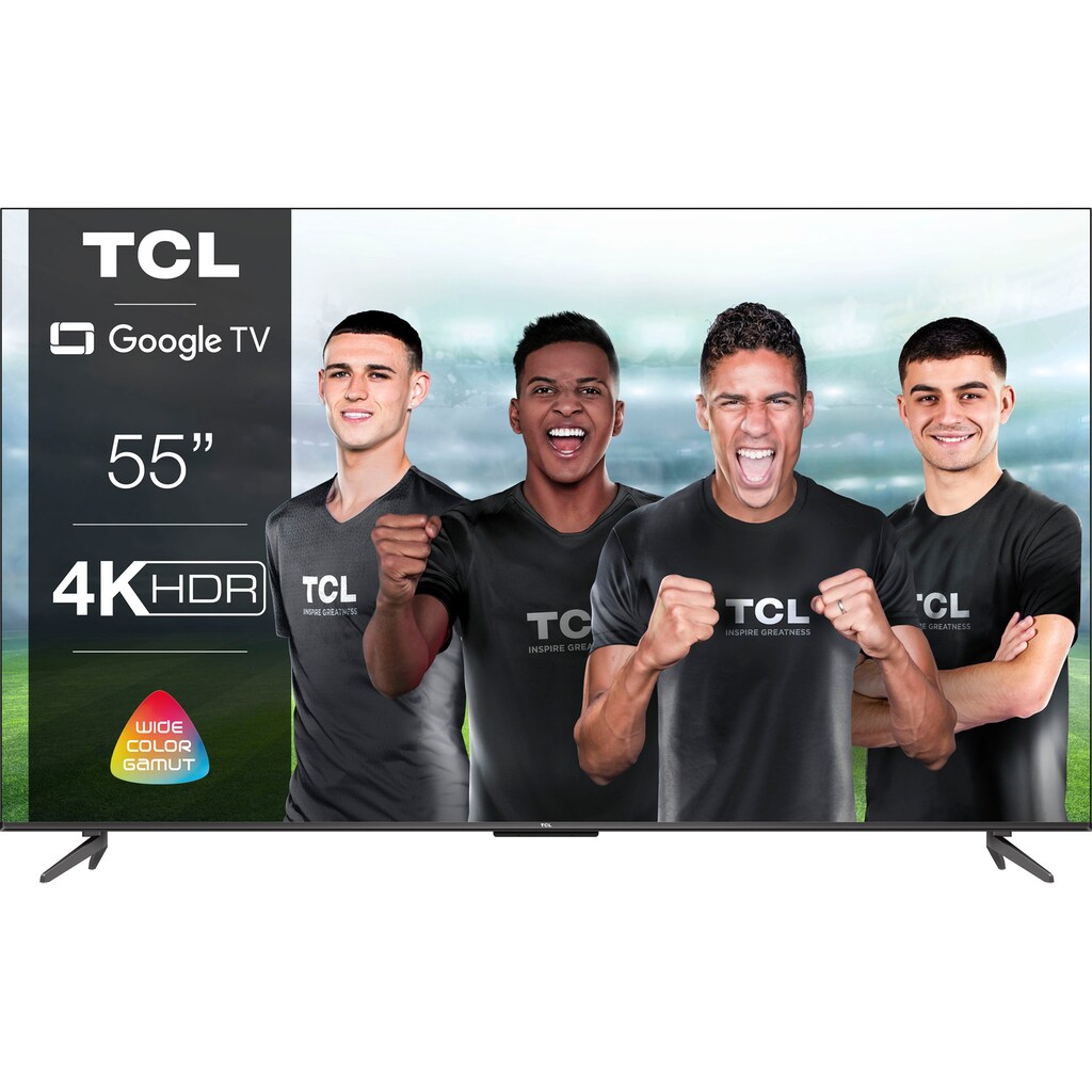 TCL LED-Fernseher »55P731X1«, 139 cm/55 Zoll, 4K Ultra HD, Smart-TV-Google TV, HDR Premium, Dolby Atmos, HDMI 2.1, Metallgehäuse