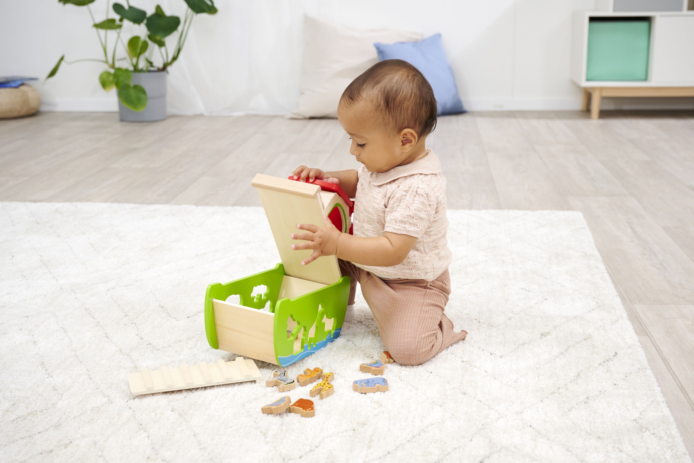 Eichhorn Steckspielzeug »Arche Noah« mit abnehmbarem Dach