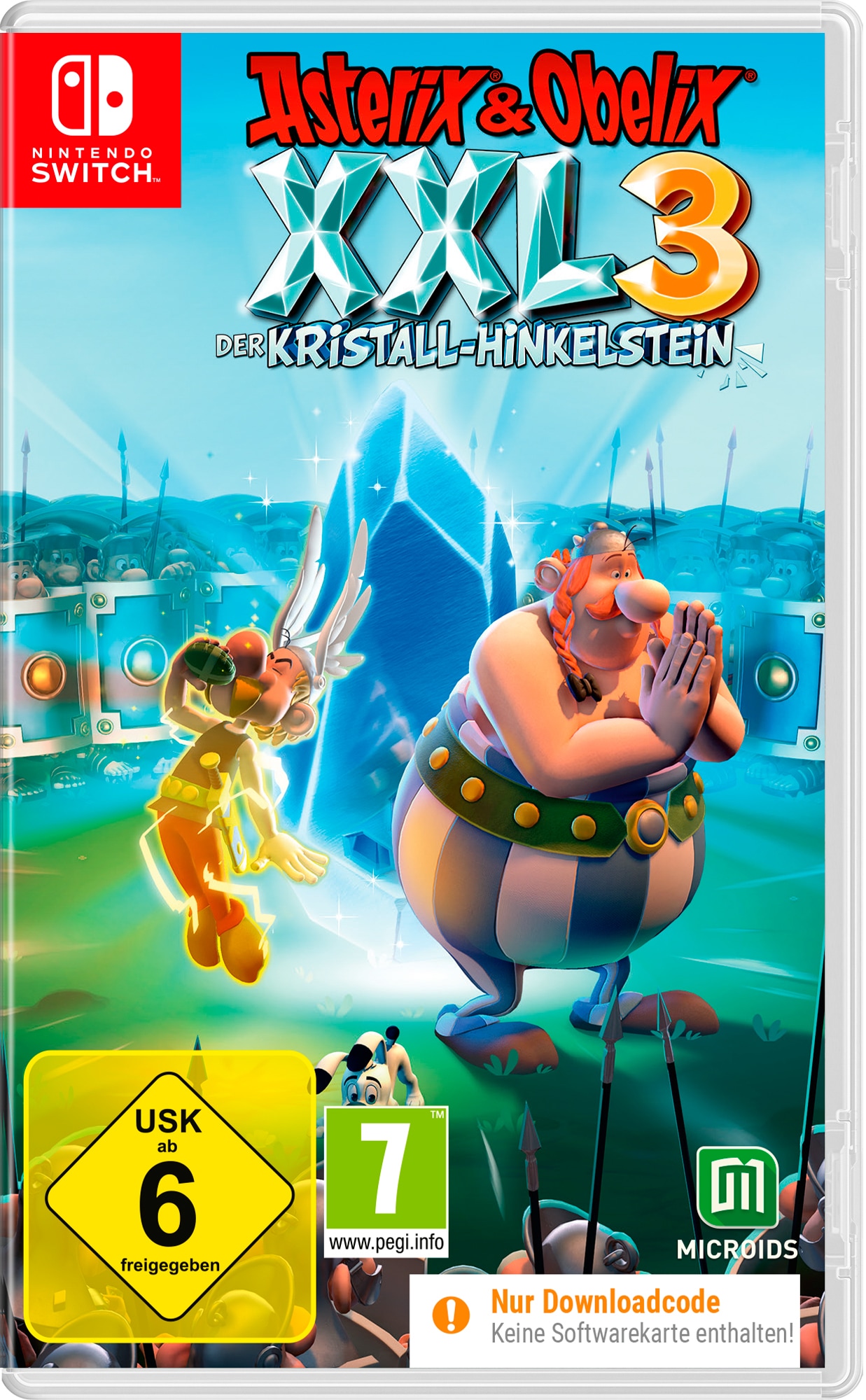 Astragon Spielesoftware »Asterix & Obelix XXL3: Der Kristall-Hinkelstein«, Nintendo Switch, Code in the Box
