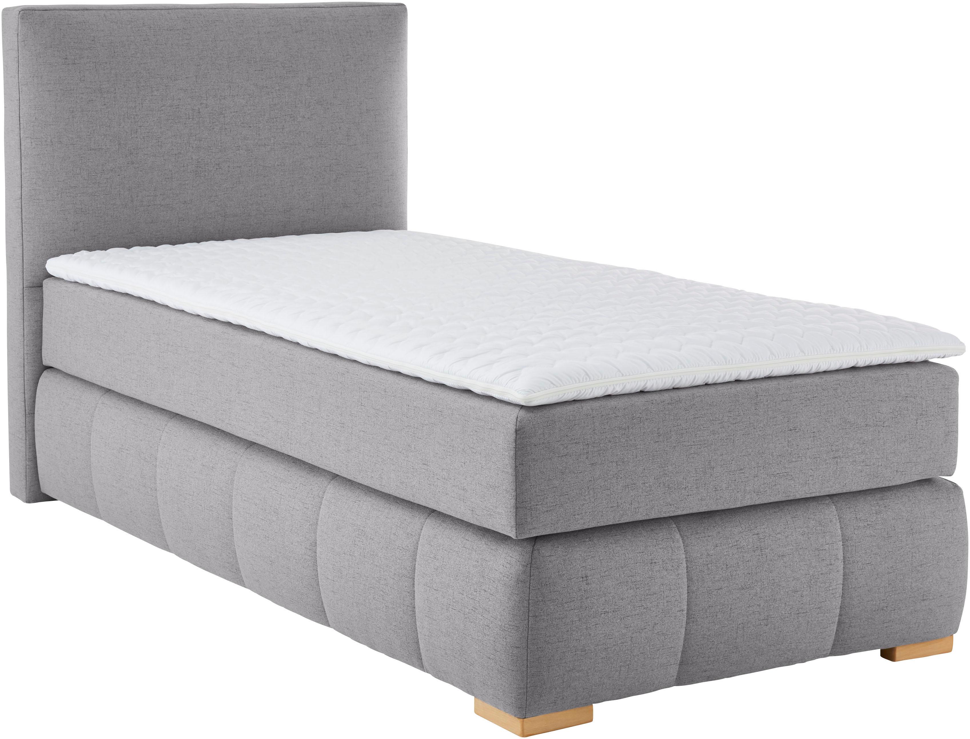 Thumbnail - Home affaire Boxspringbett "Wehma" inkl. Topper in 3 verschiedenen Matratzen, auch in Samtstoff