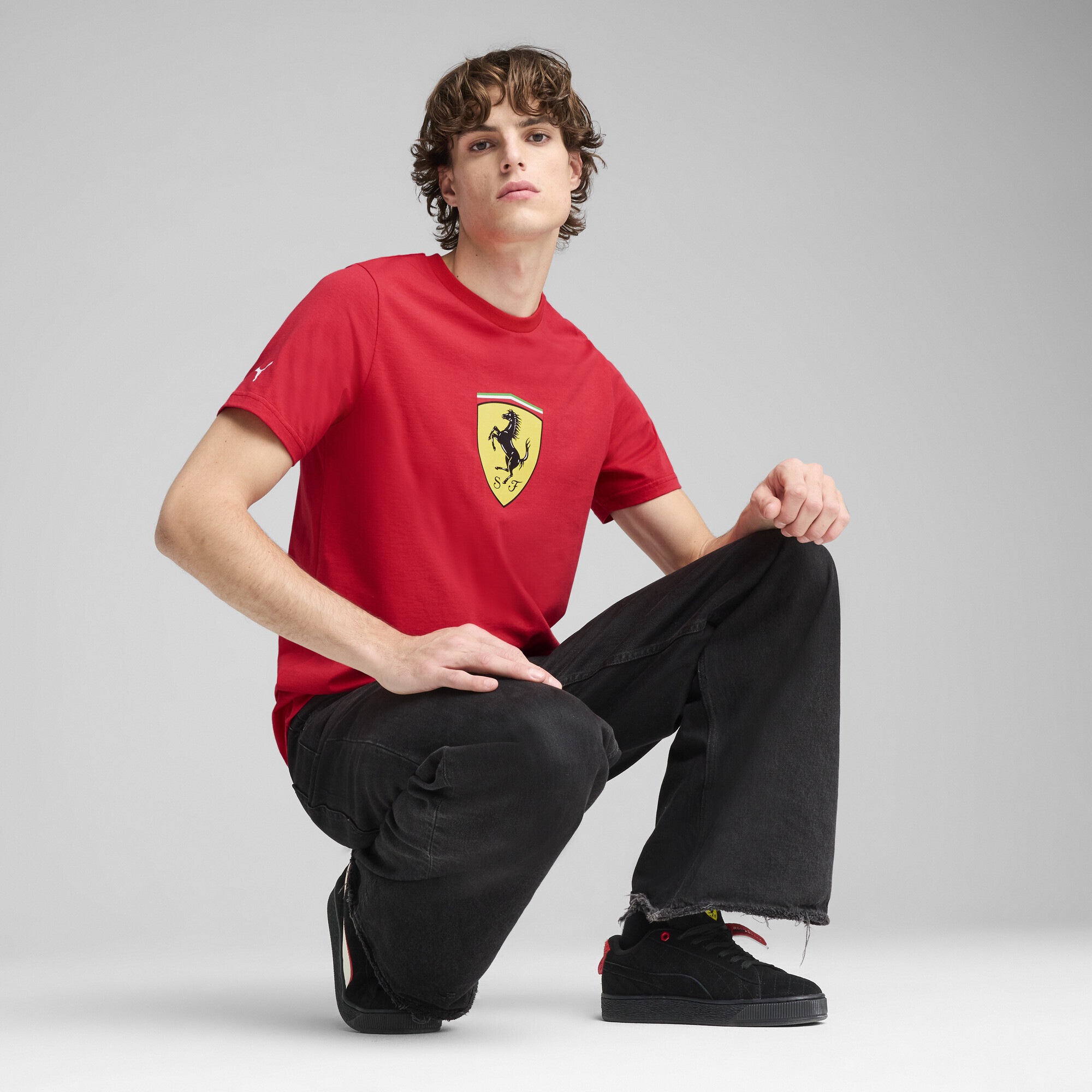 PUMA T-Shirt »Scuderia Ferrari HP Race Coloured Big Shield T-Shirt Herren«