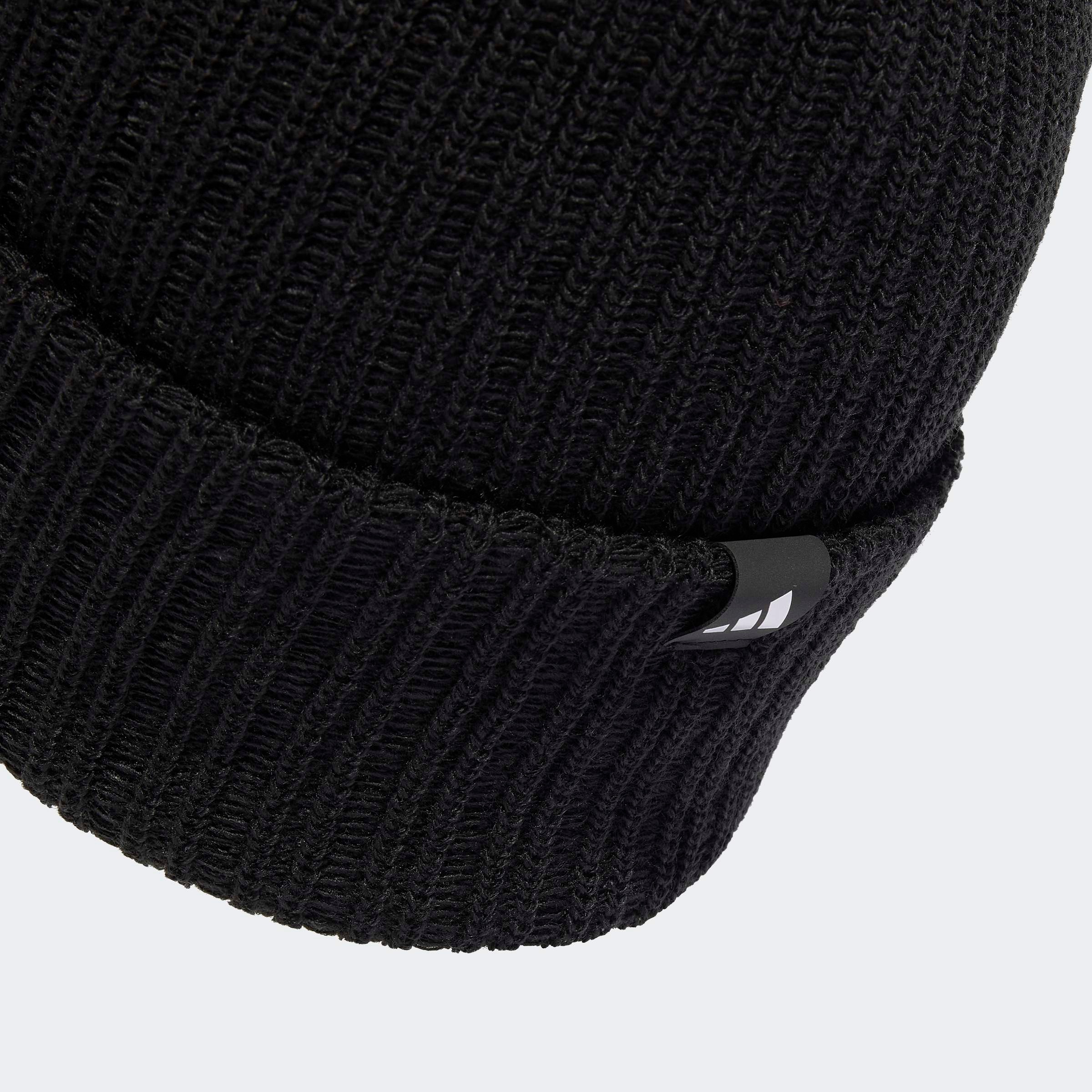 adidas Sportswear Beanie »LINEAR BEANIE, BÜNDCHEN« mit umgeschlagenem Bündchen, schlichtes Design, zeitlose Silhouette