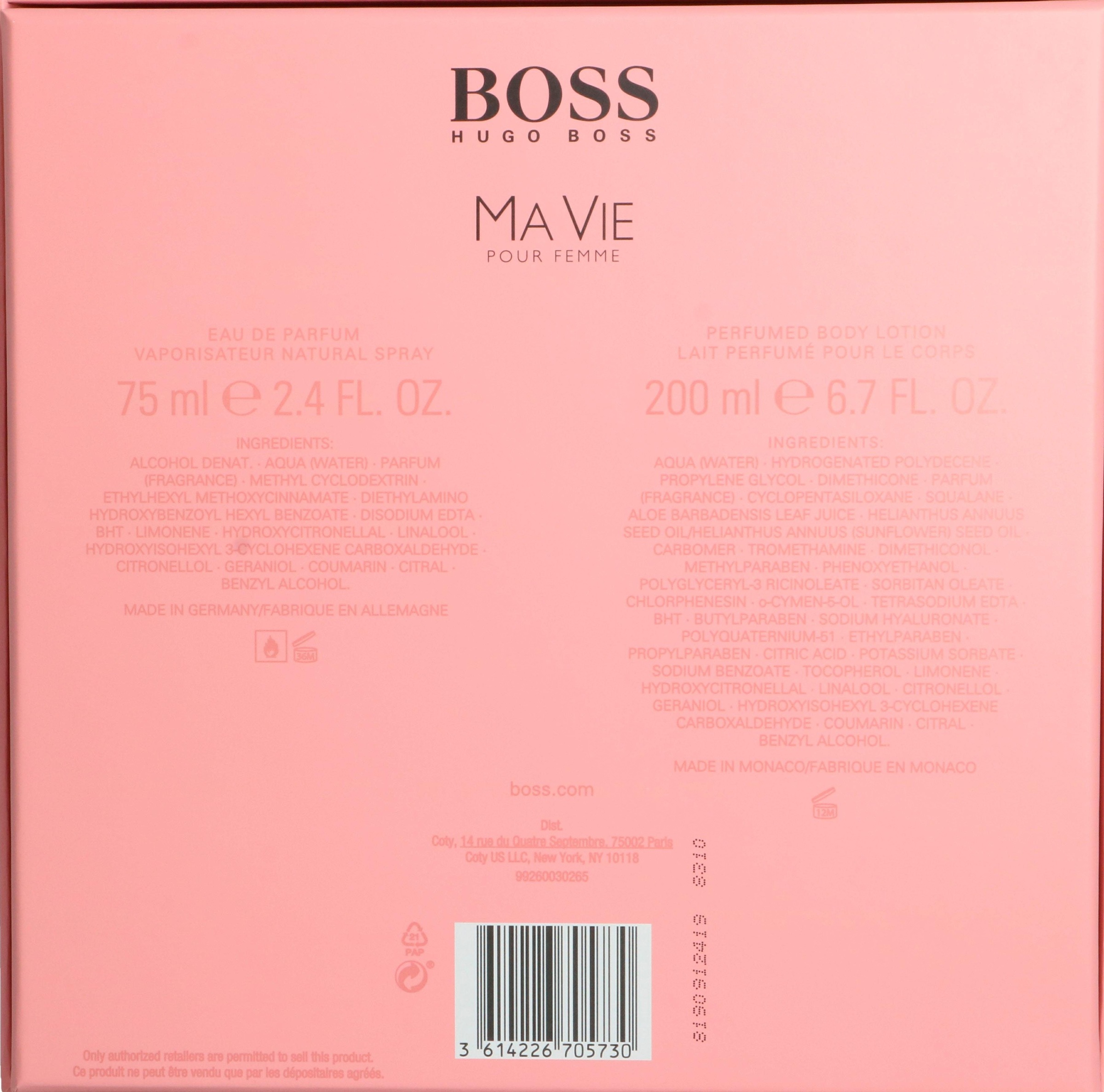 Boss Duft-Set »Ma Vie pour | BAUR (2 tlg.) femme«, online bestellen