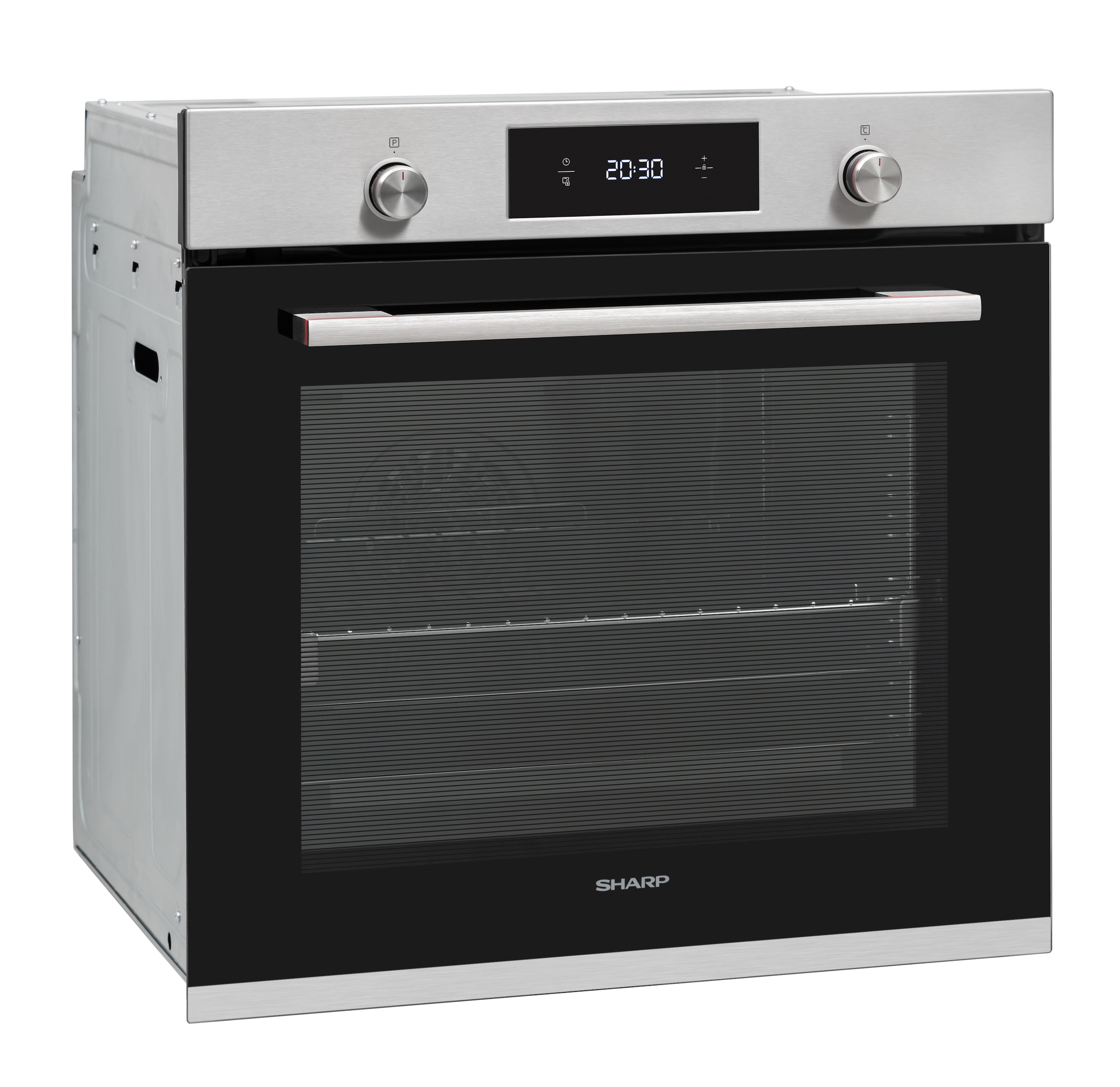 Sharp Einbaubackofen  »K-71P28INM-EU«, mit Vollauszug, Pyrolyse-Selbstreinigung, Pyrolytische Reinigung