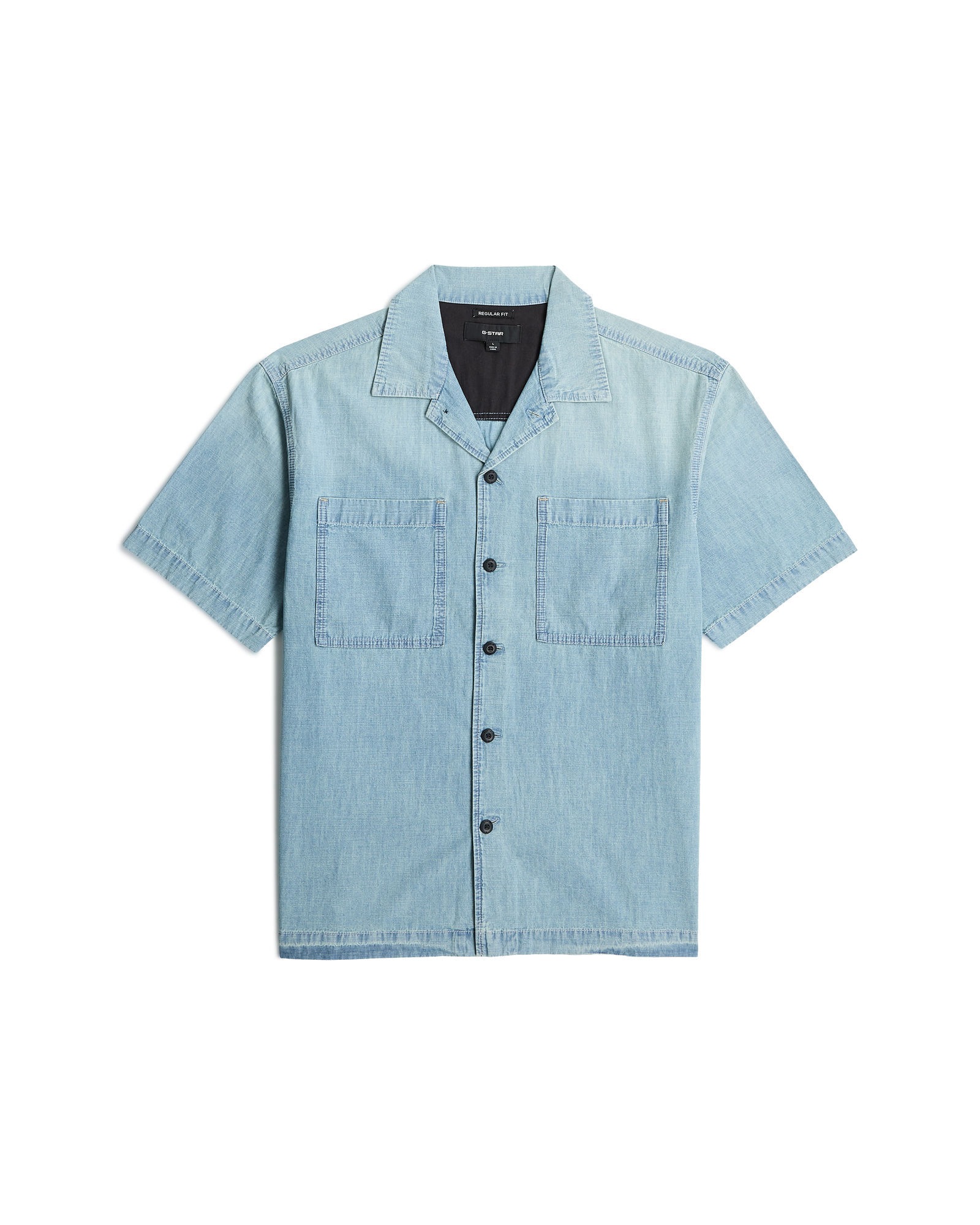 G-STAR Langarmshirt »Bowling 2‑Pocket Lightweight Regular Hemd«