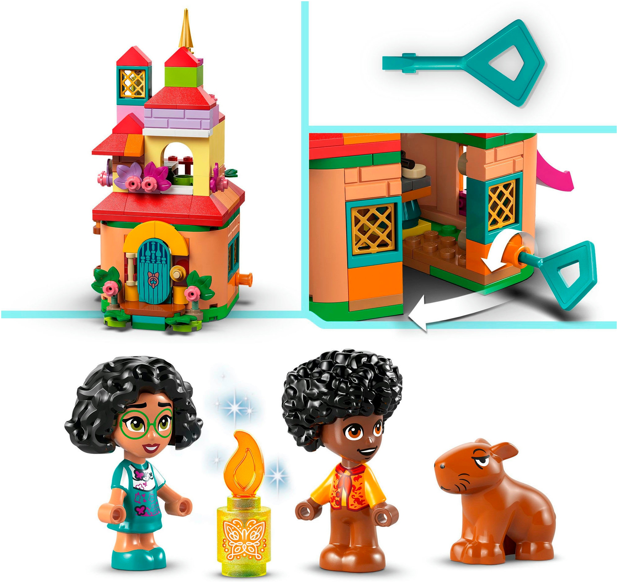LEGO® Konstruktionsspielsteine »Encanto Mini-Haus (43261), LEGO Disney Classic«, (186 St.), Made in Europe