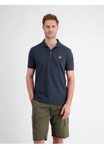 Poloshirt »LERROS Unifarbenes Poloshirt«