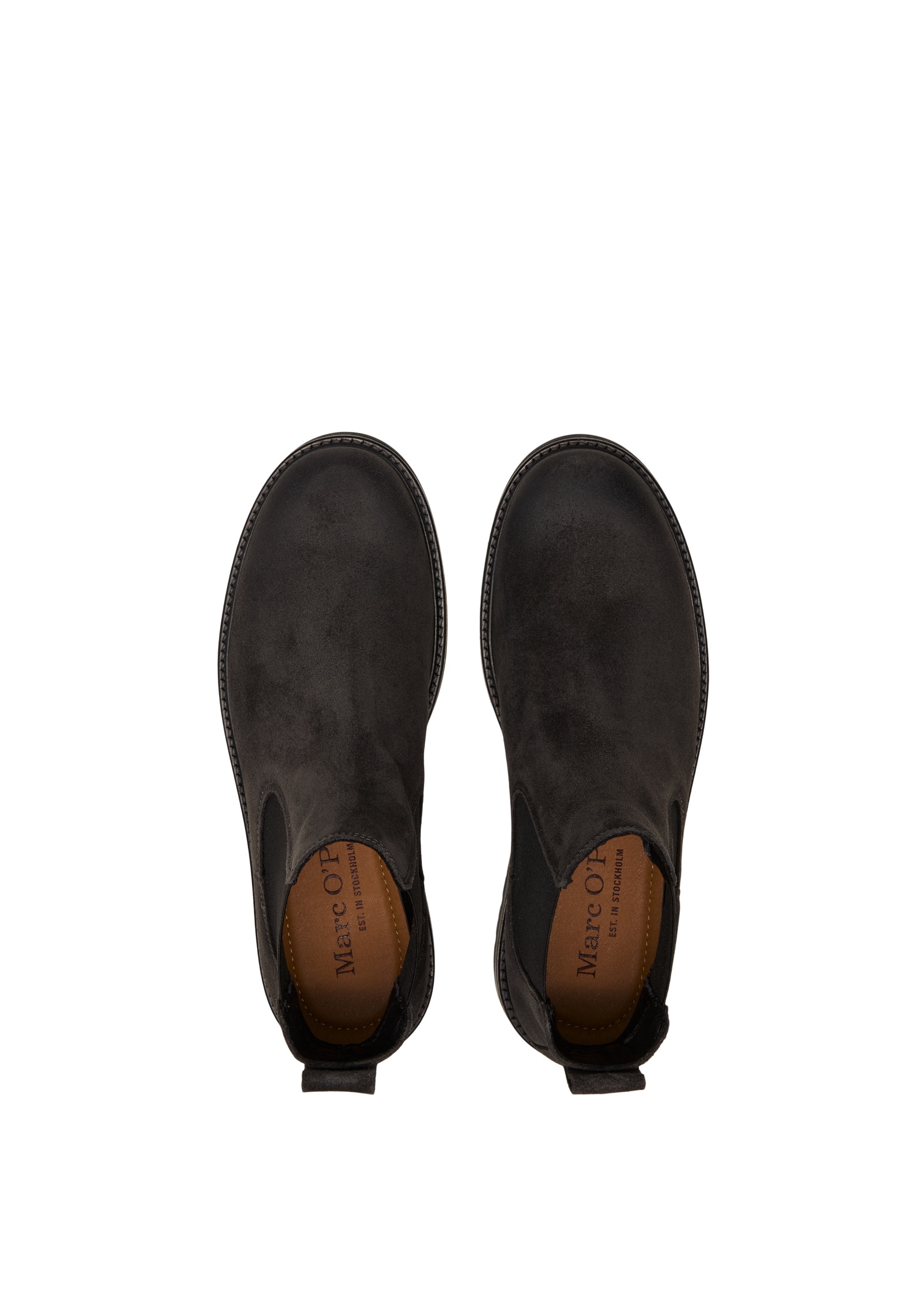 Marc O'Polo Chelseaboots »aus geöltem Veloursleder«