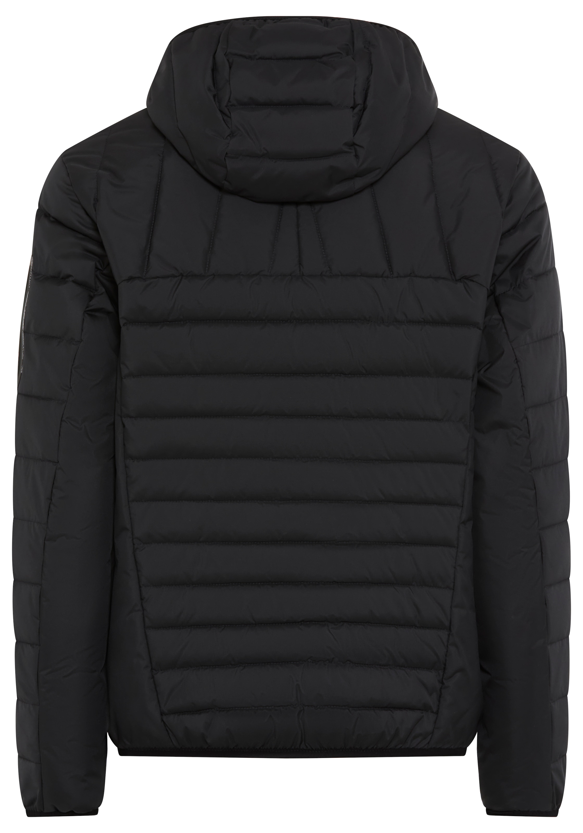 BOSS GREEN Steppjacke, mit Kapuze, Kapuze, Regular Fit, reflektierende Details