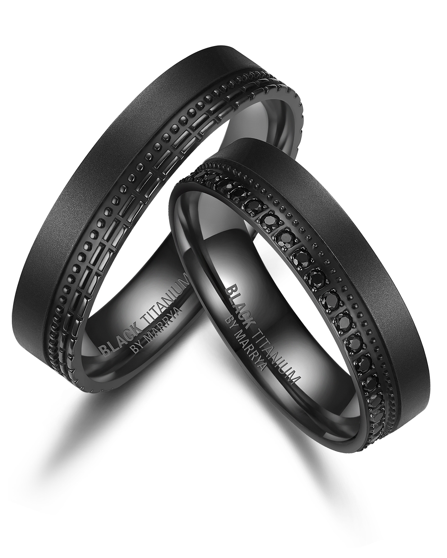 Trauring »BLACK TITANIUM by MARRYA«