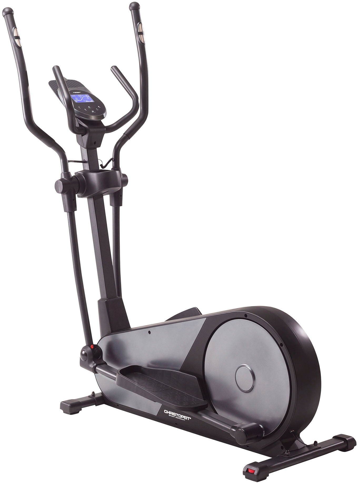 Christopeit Sport Crosstrainer-Ergometer "EL 8000", (mit Tablet-Halterung und integr. Pulsempfänger), Schwungmasse ca. 1