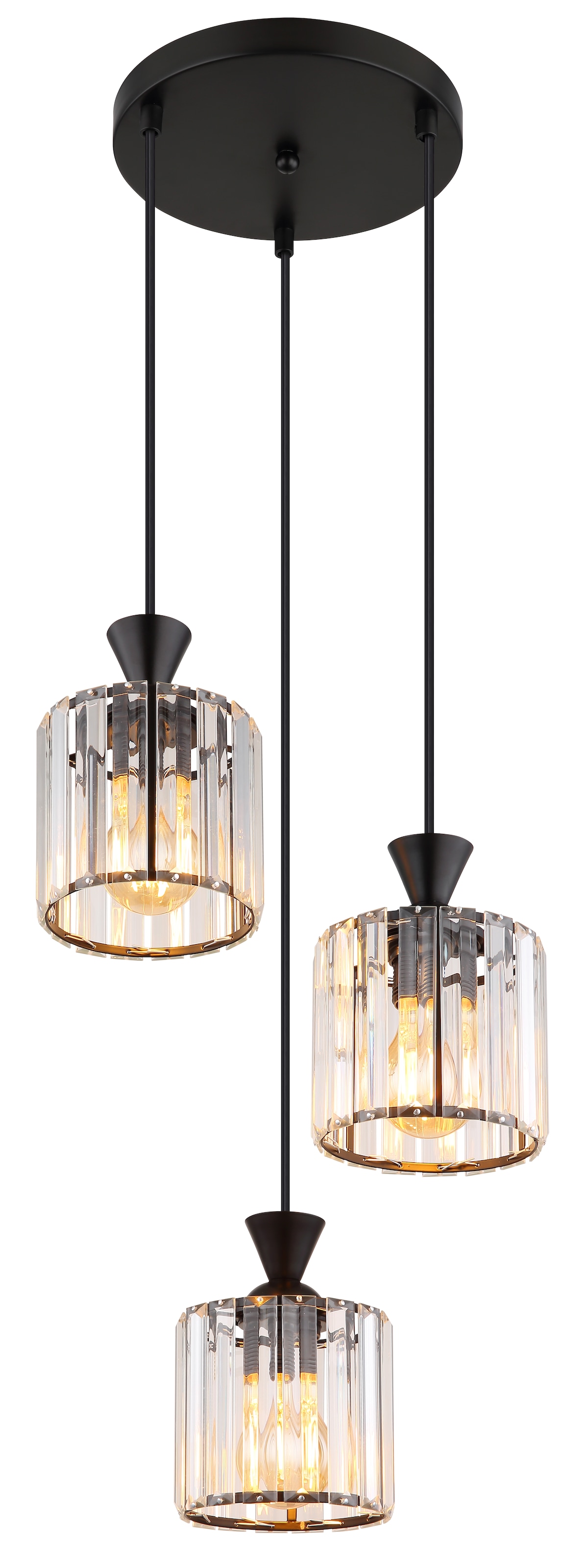 GLOBO LIGHTING Hängeleuchte »JORDANA«, Leuchtmittel E27 | ohne Leuchtmittel, Hängelampe/Pendelleuchte/Esszimmer/Wohnzimmer/Esstisch