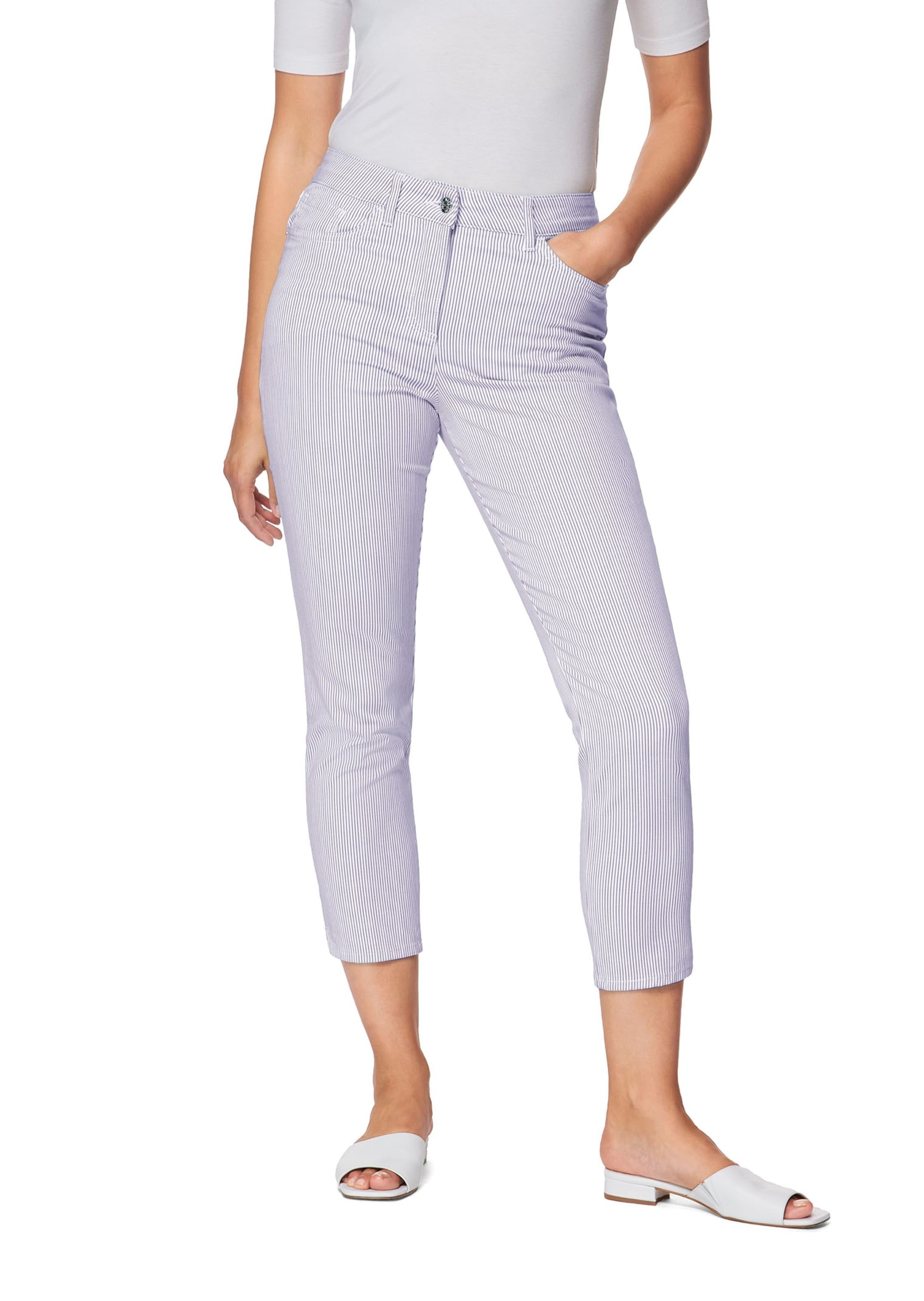 Thumbnail - MADELEINE Regular-fit-Jeans "Jeans Fein gestreifte Jeans"