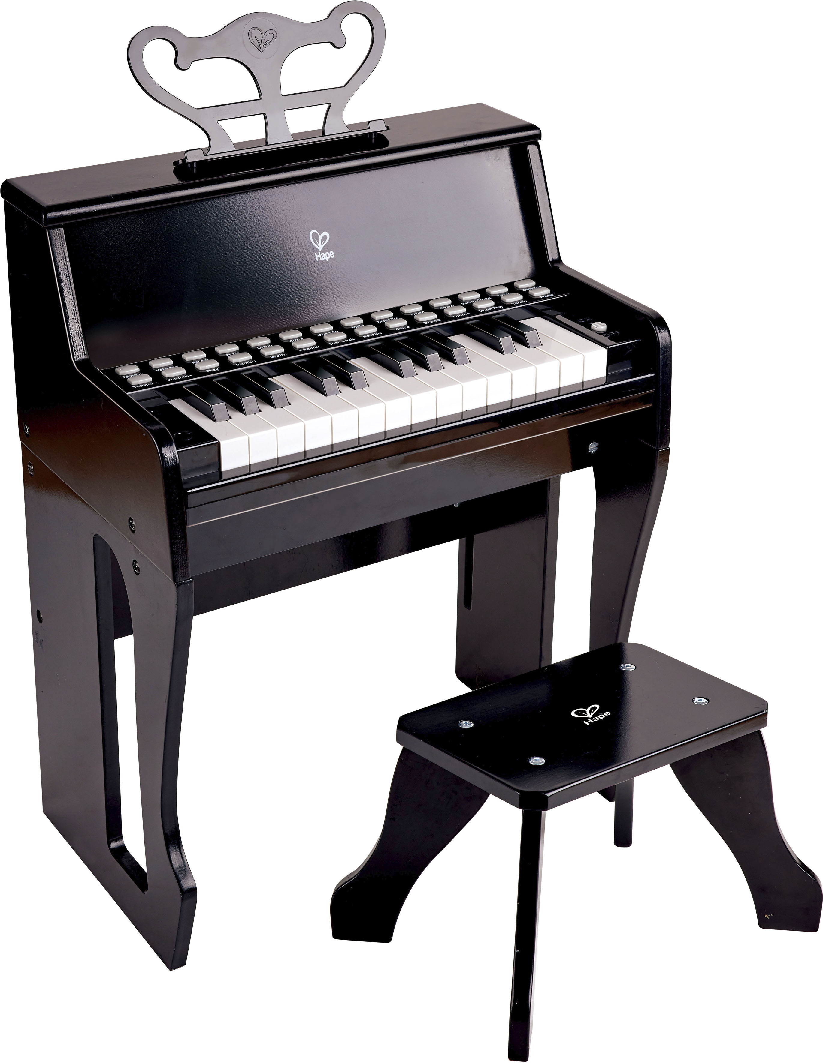 Spielzeug-Musikinstrument »Leuchttasten-Piano mit Hocker«, FSC®- schützt Wald - weltweit