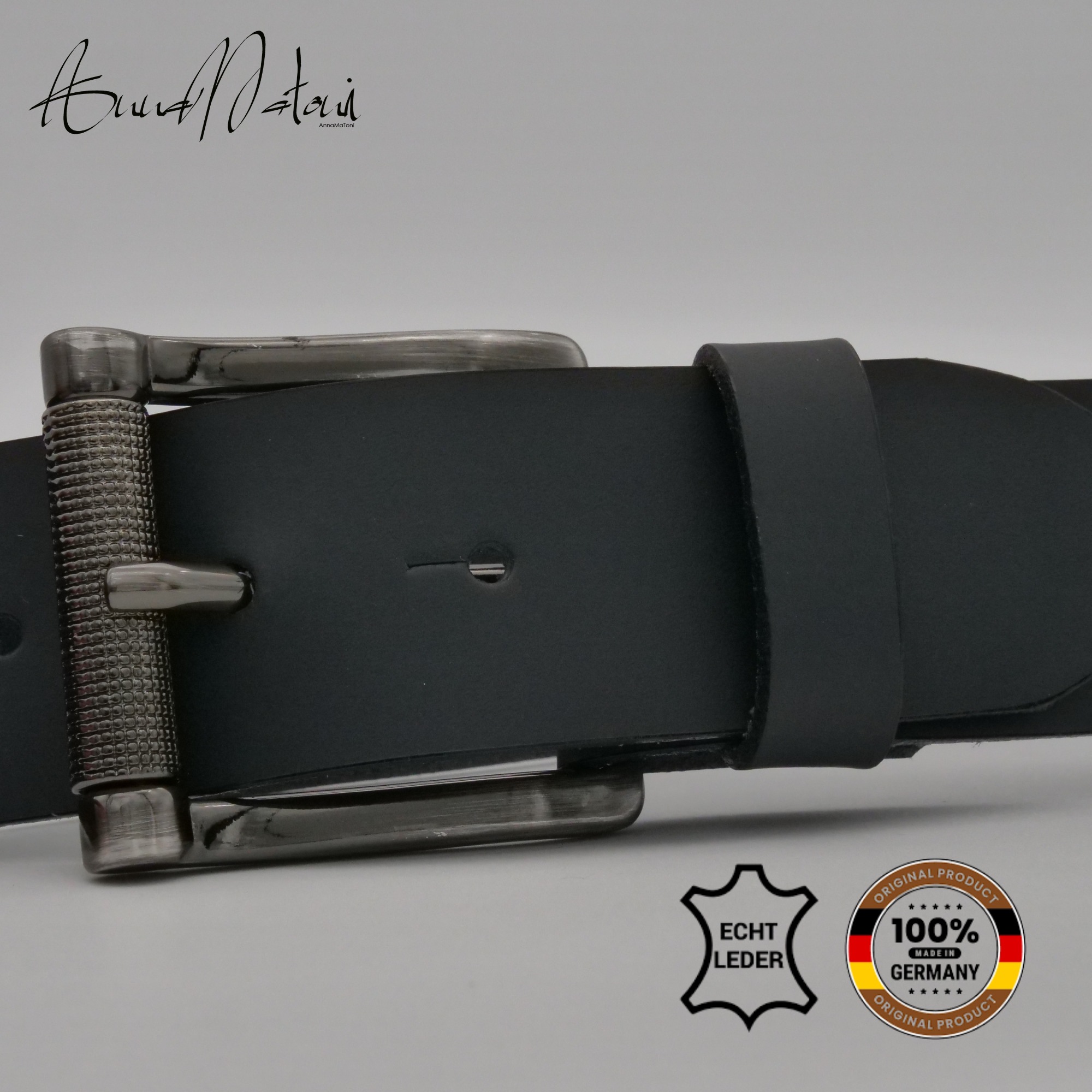 AnnaMatoni Ledergürtel "AnnaMatoni Herren Ledergürtel Zeitloses Design Gürt günstig online kaufen