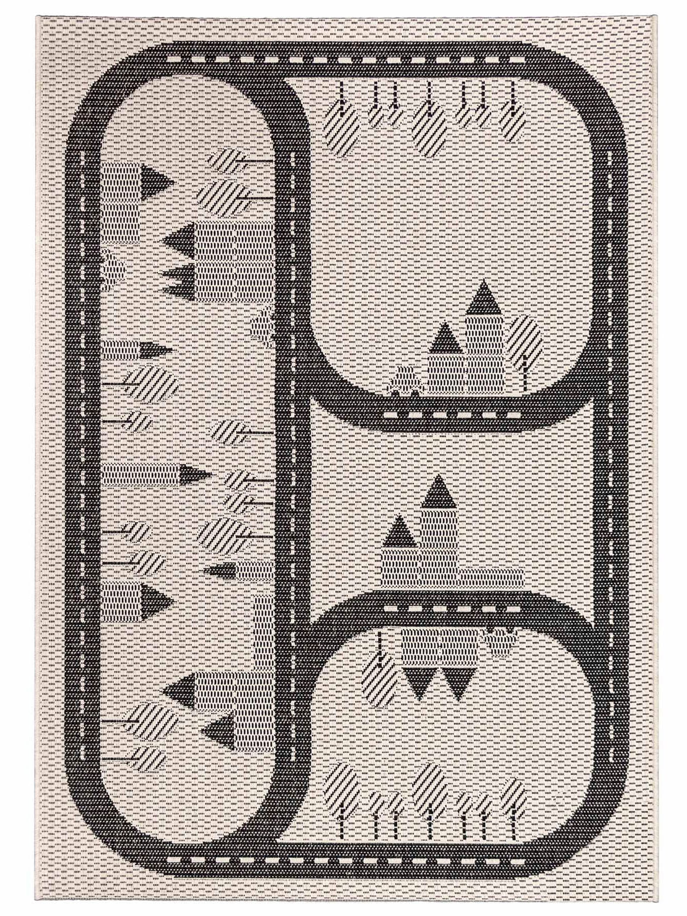 Primaflor-Ideen in Textil Kinderteppich "CABANE - Streets" rechteckig 3 mm günstig online kaufen