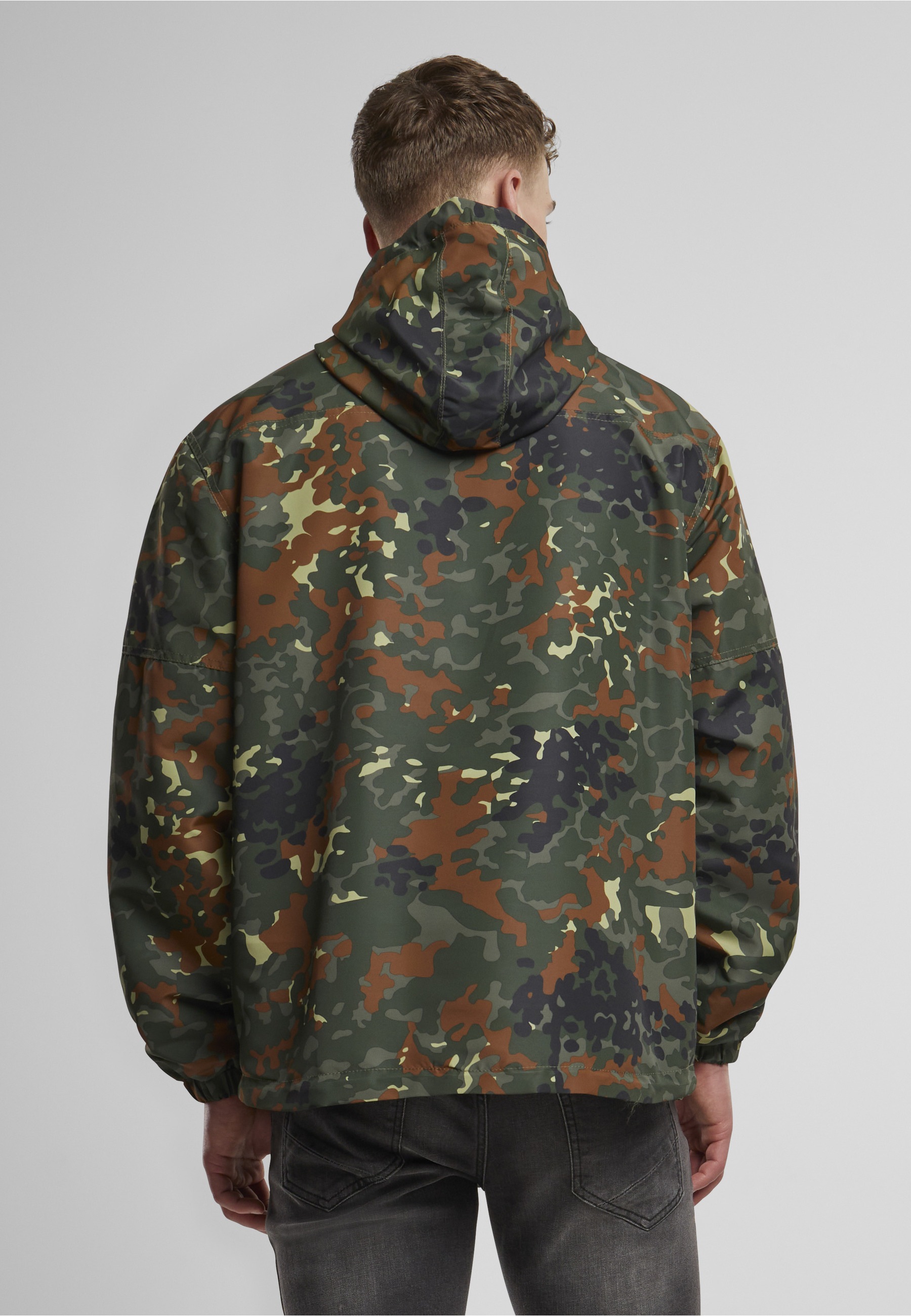 Brandit Allwetterjacke »Brandit Herren Summer Pull Over Jacket« 1 Stk. tlg. mit Kapuze