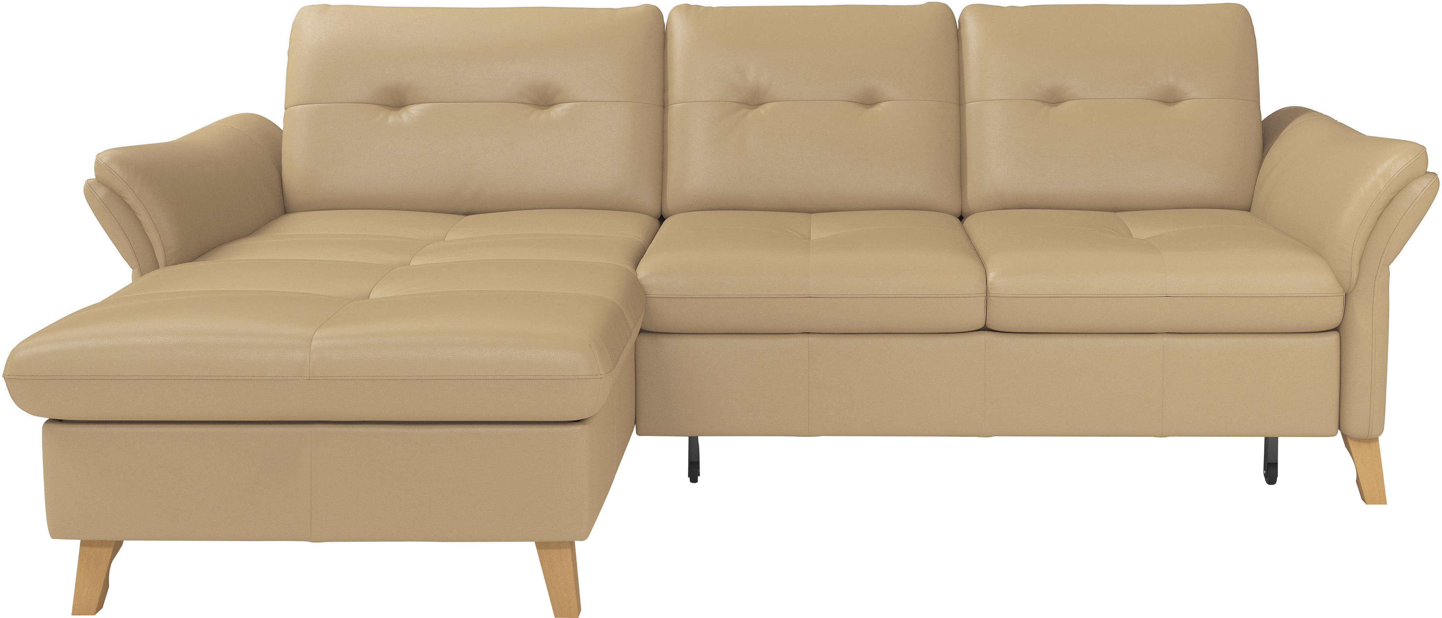 sit&more Ecksofa "Göteborg" Sitztiefenverstellung und Federkern, wahlweise mit Bettfunktion