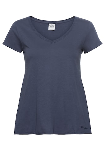 T-Shirt »Minimal Resort Flared V-Neck T-Shir«