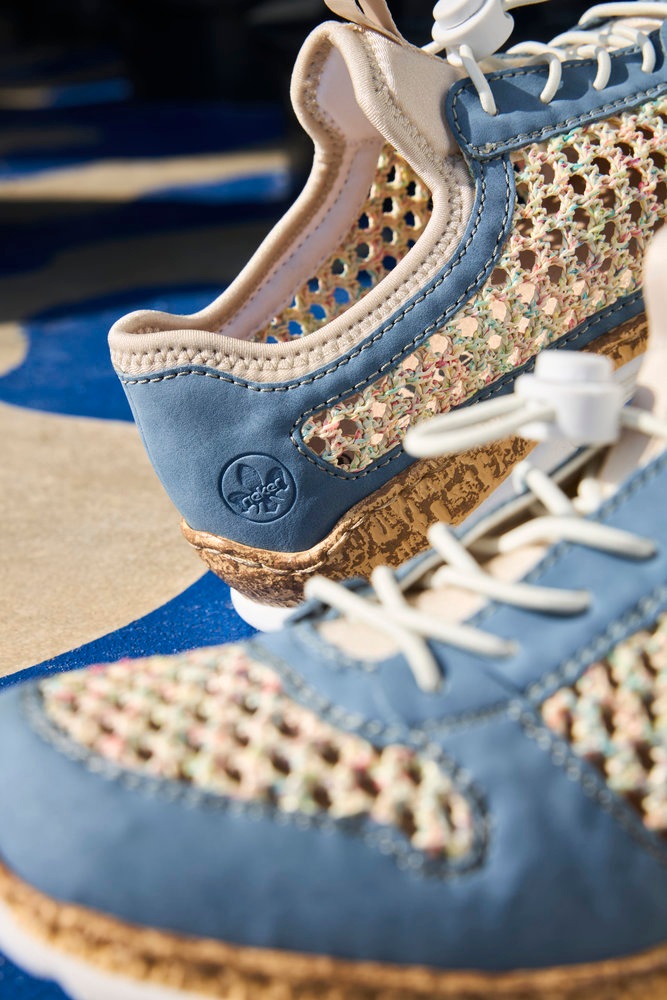 Rieker Slip-On Sneaker  Slipper, Freizeitsneaker, Halbschuh mit Schnellverschluss