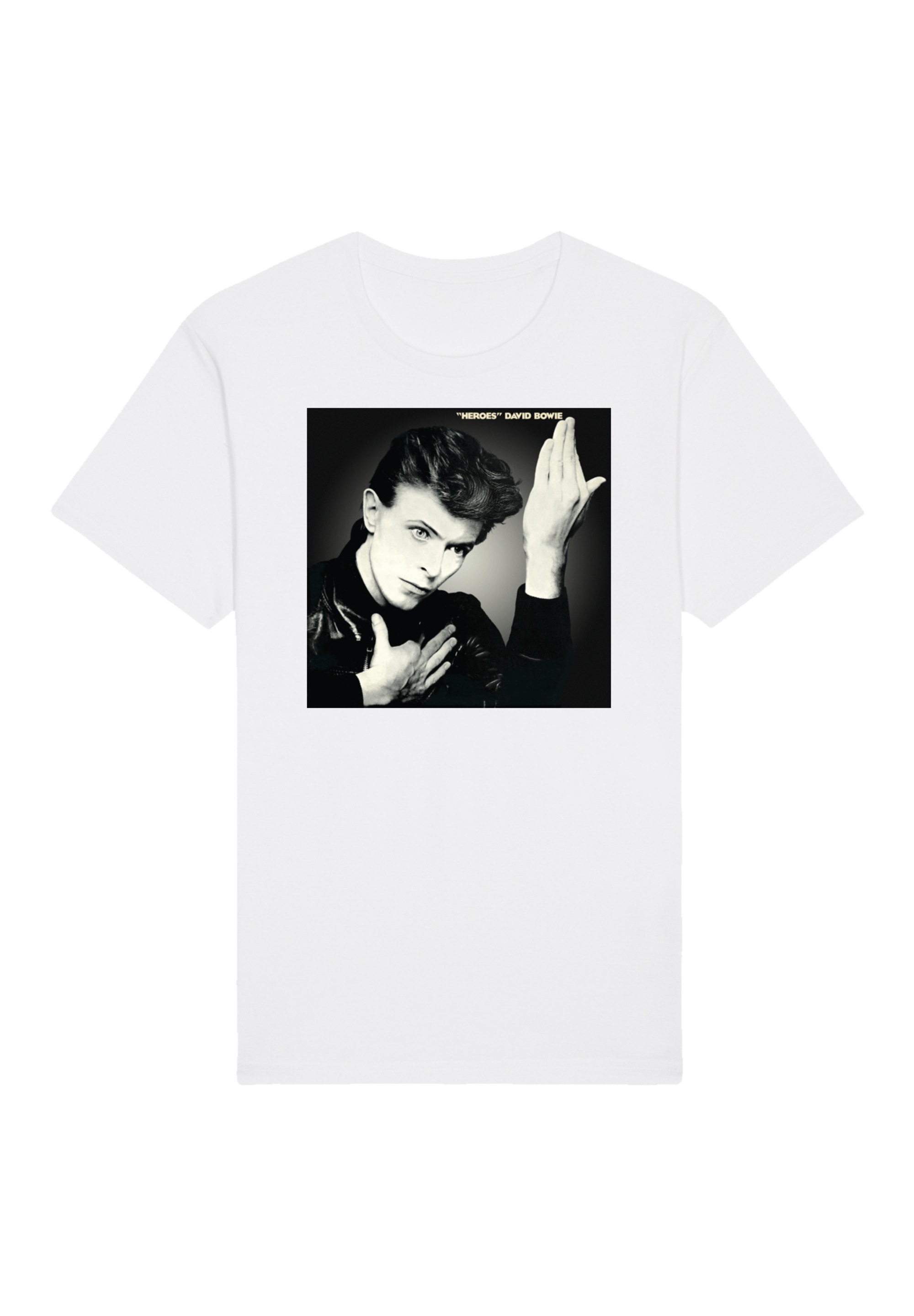 F4NT4STIC T-Shirt »David Bowie Heroes Album Cover«, Premium Qualität