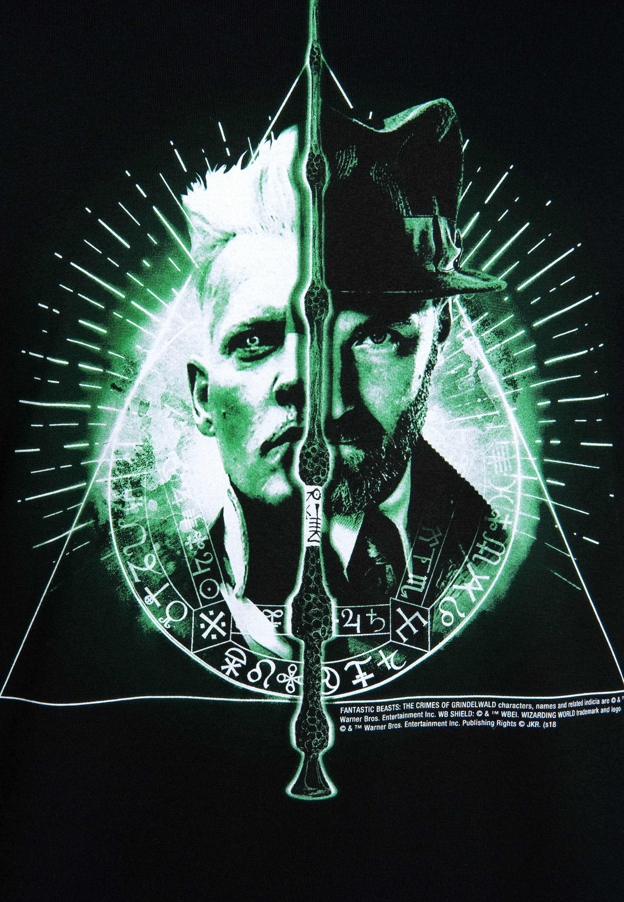 LOGOSHIRT T-Shirt »Grindelwald vs Dumbledore«, mit großem Frontprint