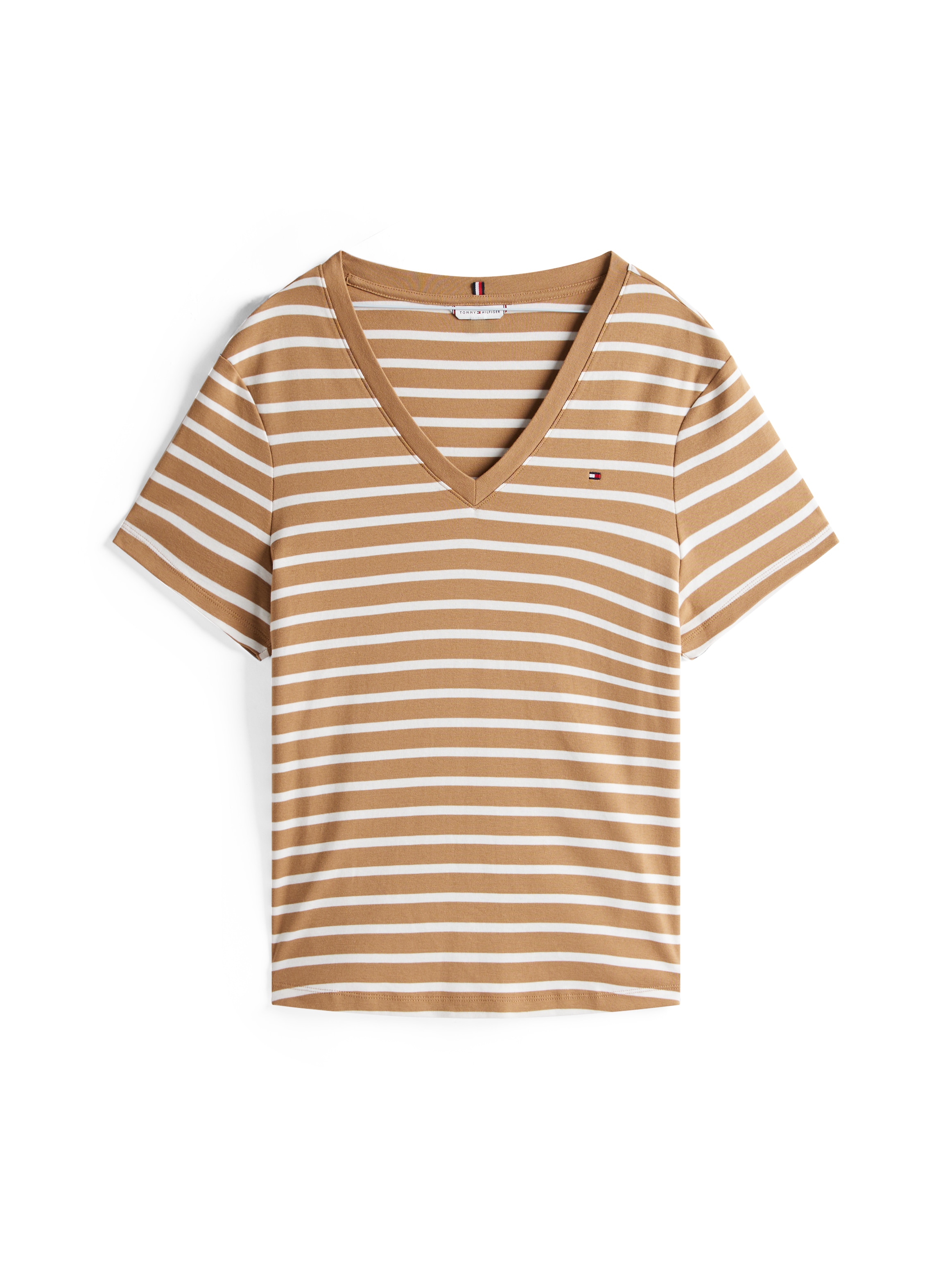 Tommy Hilfiger Curve V-Shirt »CRV SLIM CODY V-NK SS«, in Großen Größen