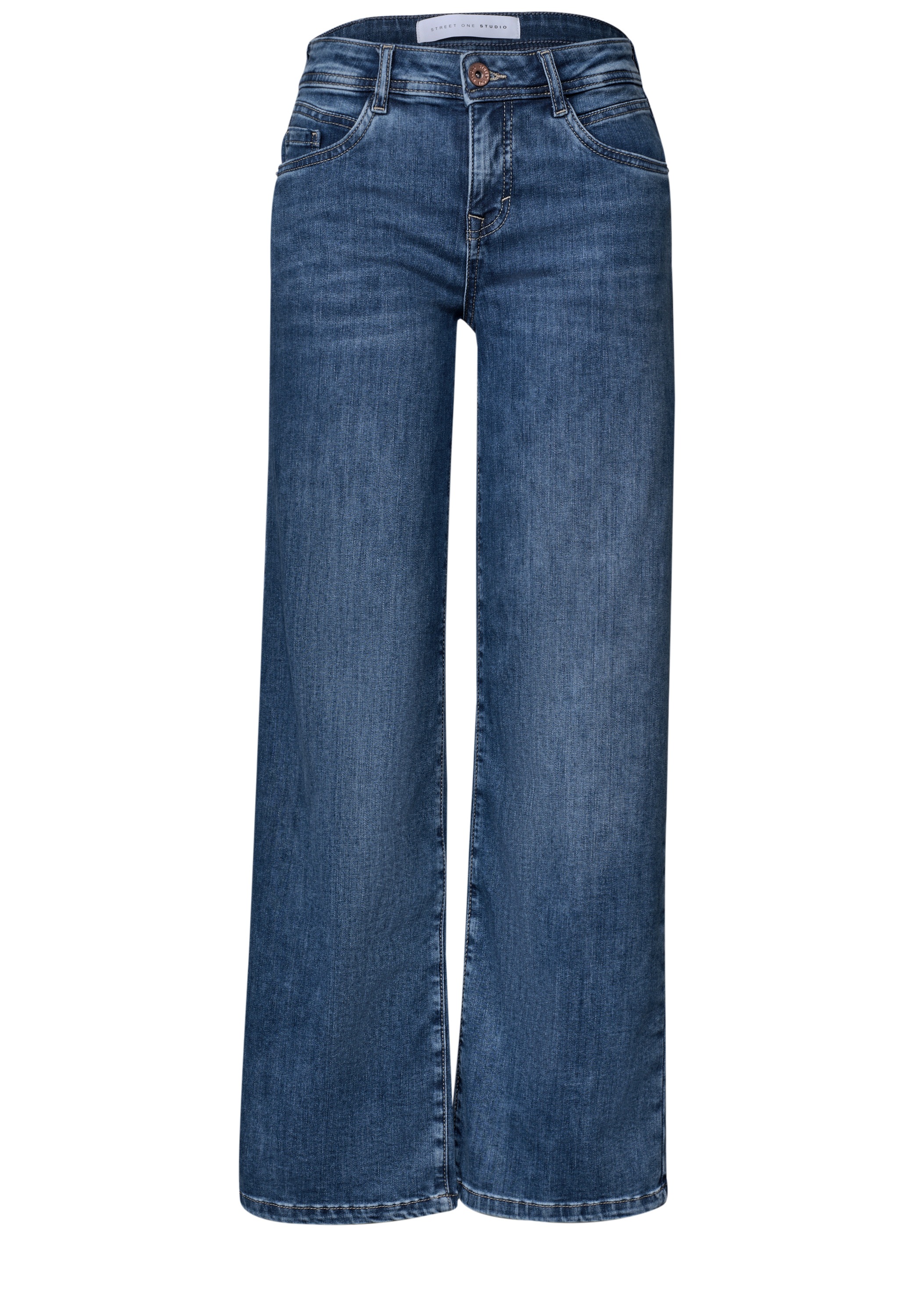 STREET ONE STUDIO Loose-fit-Jeans 5-Pocket-Style