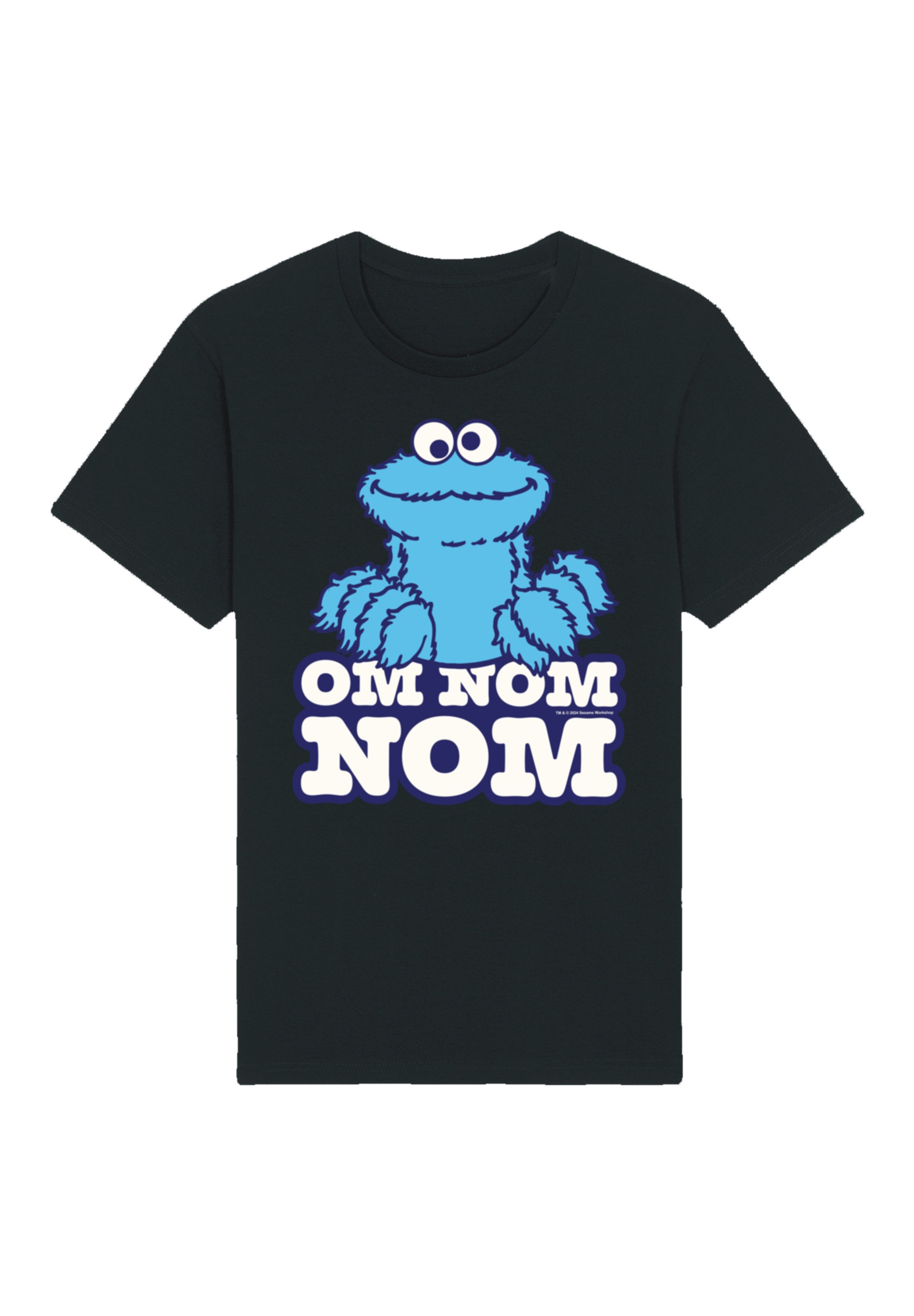 F4NT4STIC T-Shirt "Sesamstraße Cookie Monster Nom Nom", Premium Qualität günstig online kaufen