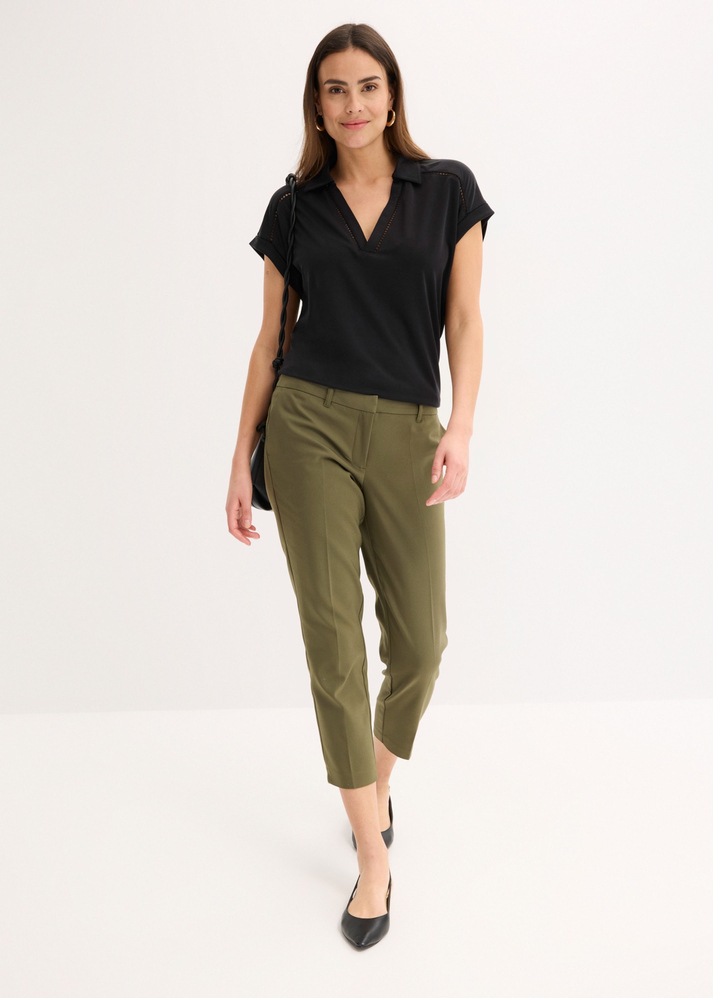 bonprix 7/8-Hose  elegante 7/8-Länge, feminin geschnitten, Regular Fit
