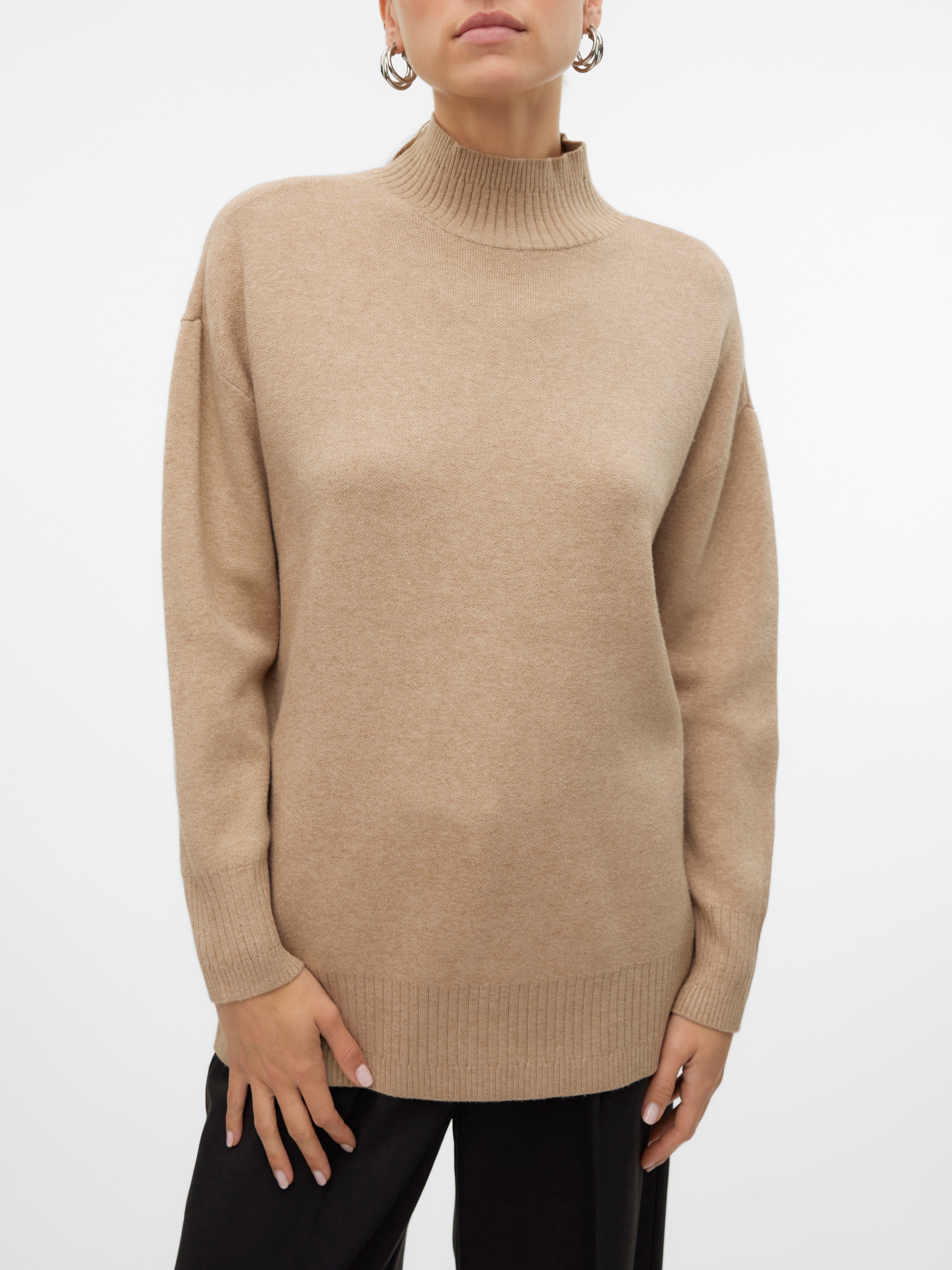 Vero Moda Strickpullover »VMGOLD LS HIGHNECK PULLOVER GA«