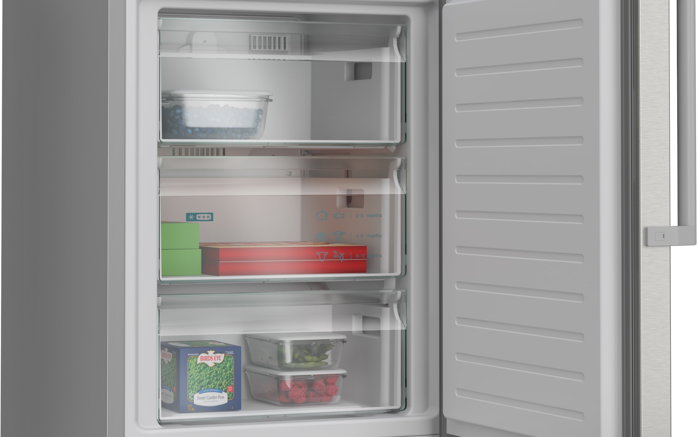 SIEMENS Kühl-/Gefrierkombination iQ300 »KG39NVICV« 203 cm hoch 60 cm breit