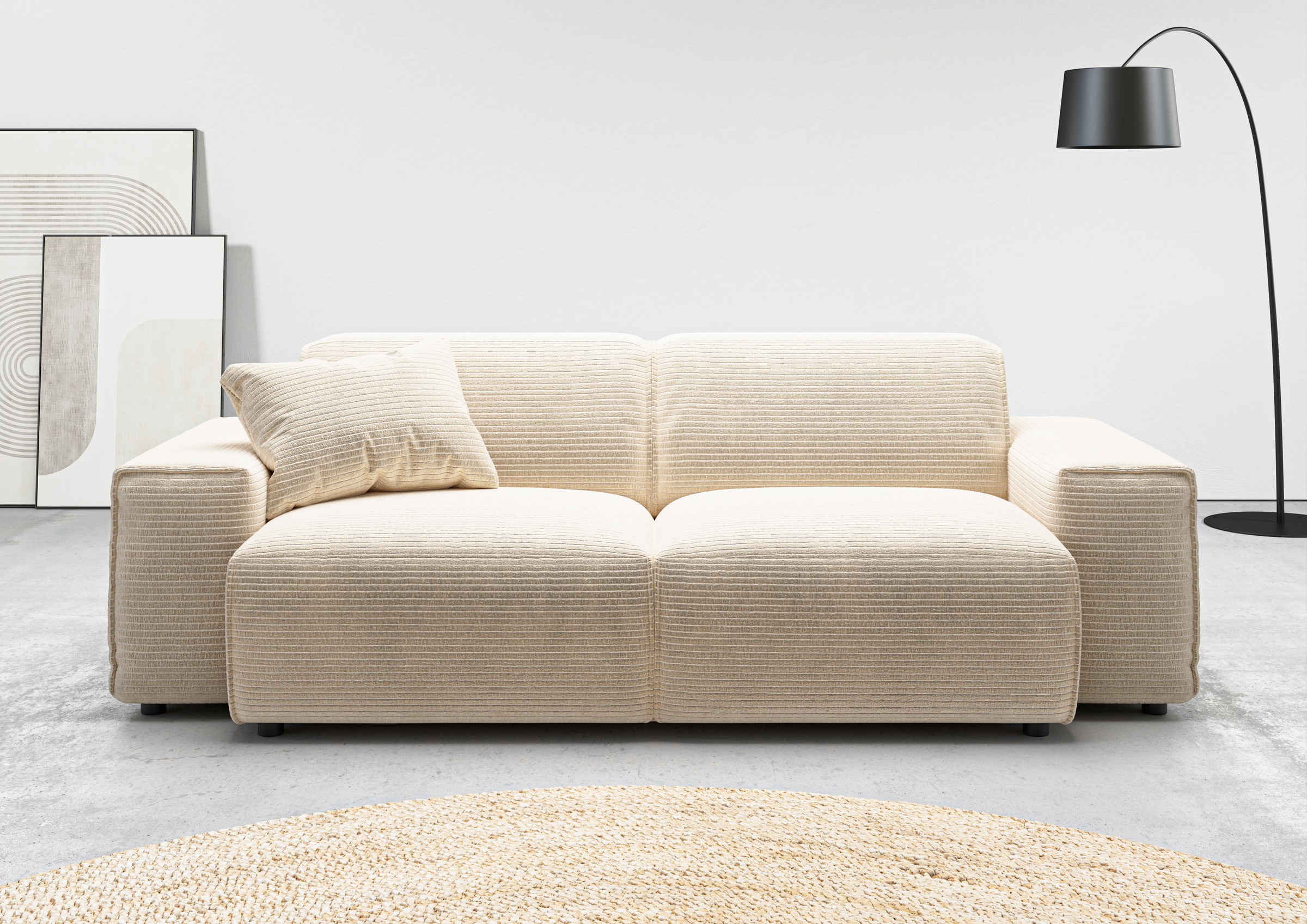 Home affaire 2,5-Sitzer "Glimminge auch in Breitcord, Feincord + Easy care- günstig online kaufen