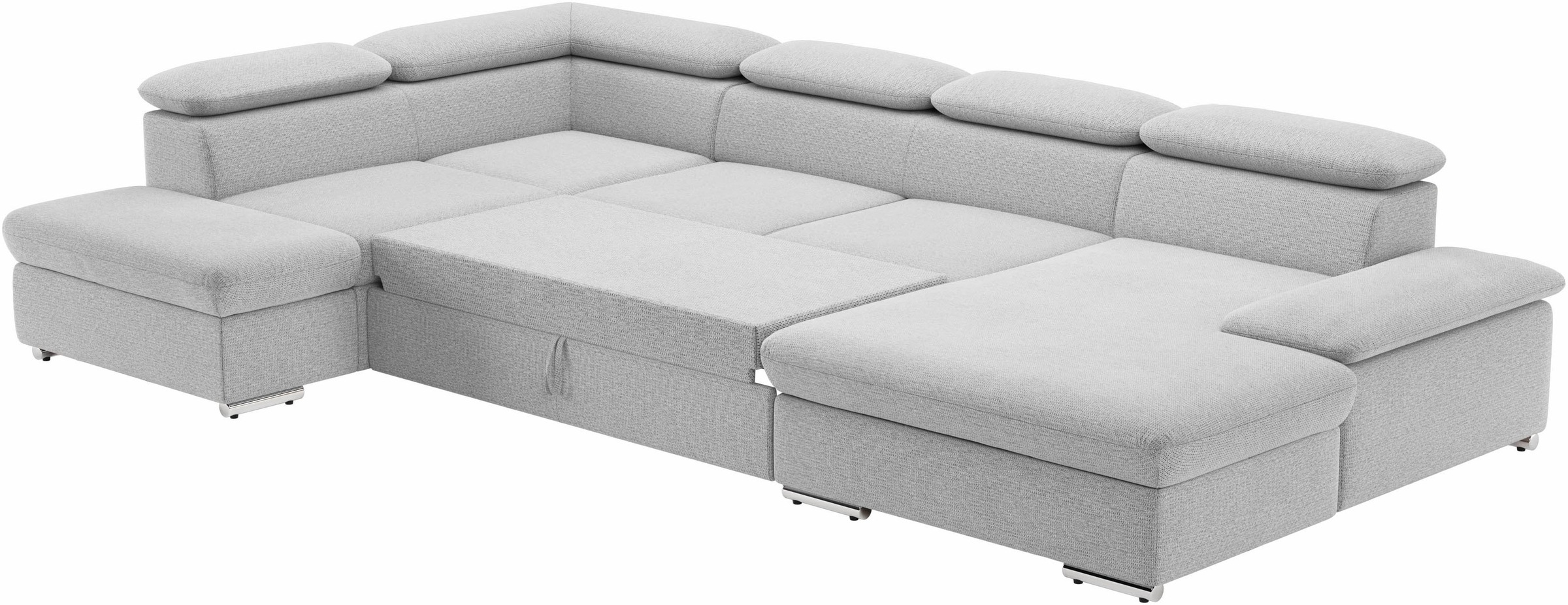 sit&more Wohnlandschaft »Valantine U-Form«, inkl. Kopf- und Armteilverstellung, wahlweise mit Bettfunktion