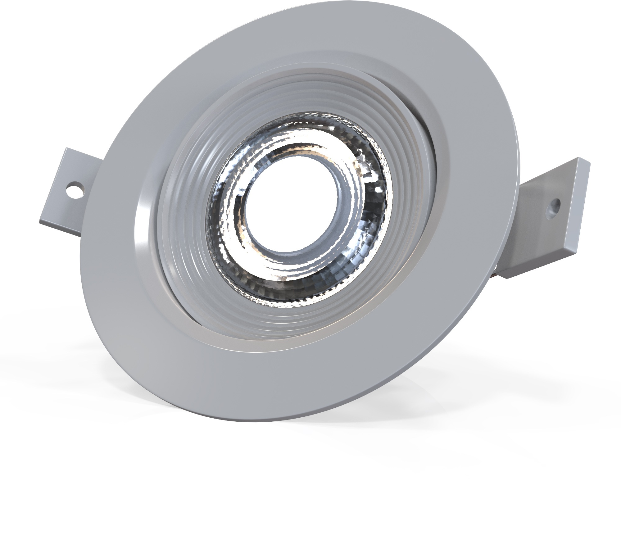 B.K.Licht LED Einbauleuchte »Alcor«, 5 flammig, Leuchtmittel LED-Board | LED fest integriert, LED Einbaustrahler, Spots, Strahler, Panel, flach, Einbauleuchte, 90mm