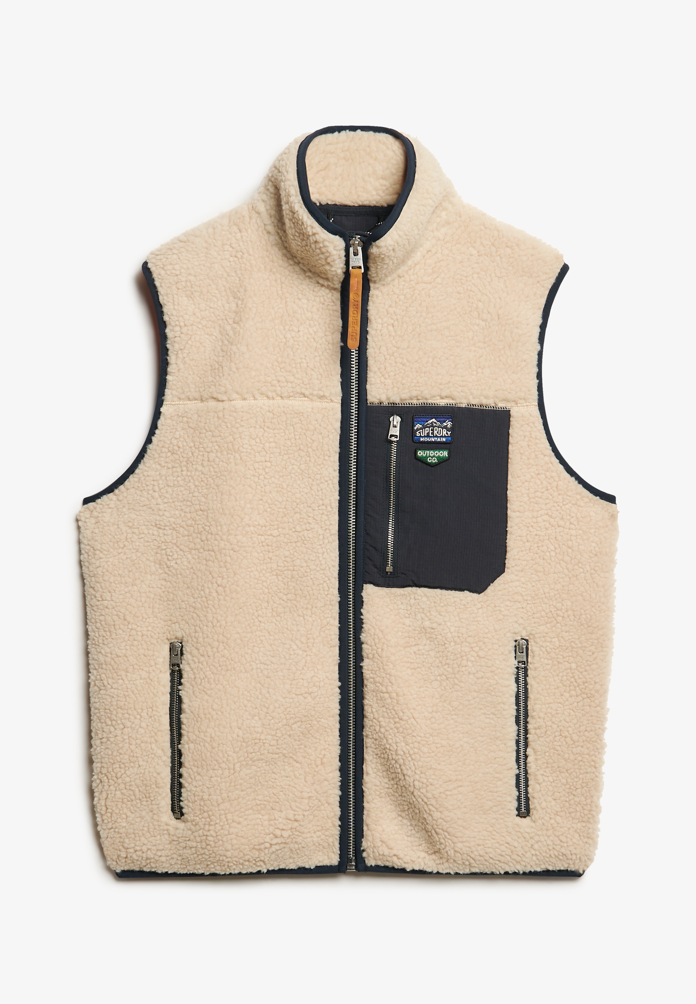 Superdry Steppweste »VINTAGE RETRO FLEECE GILET«