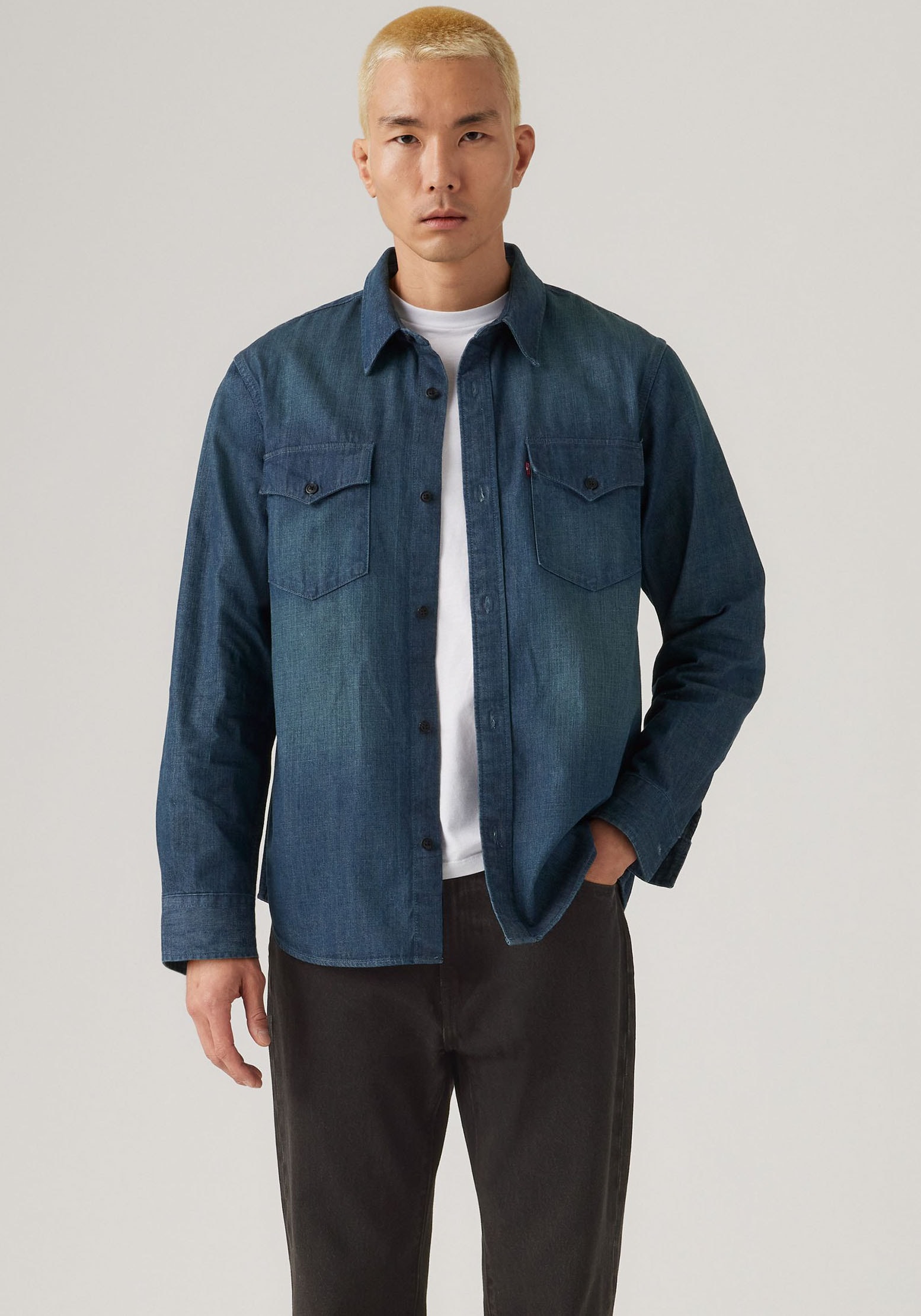Levis Jeanshemd "RELAXED FIT WESTERN", im Western-Stil günstig online kaufen