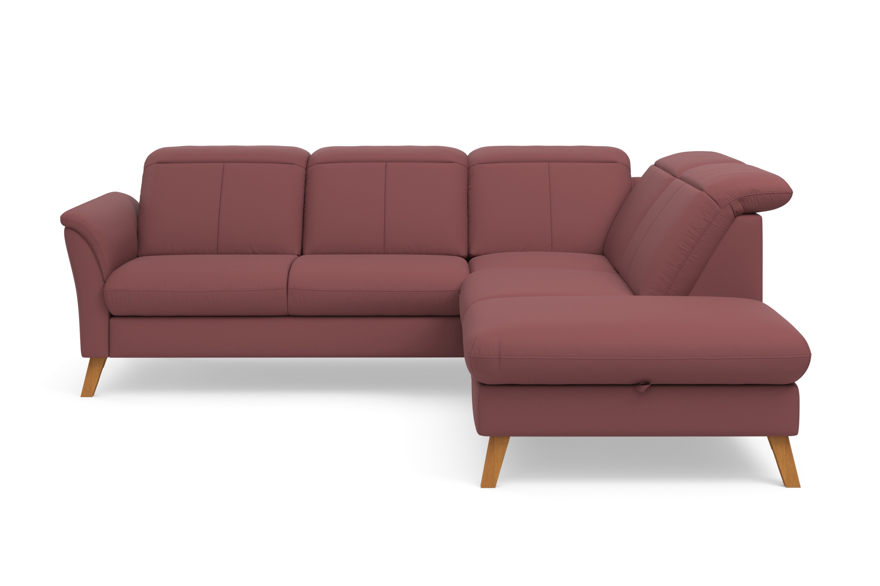 sit&more Ecksofa "Romero L-Form" wahlweise mit oder ohne TV-Funktion, Schlaffunktion, Bettkasten