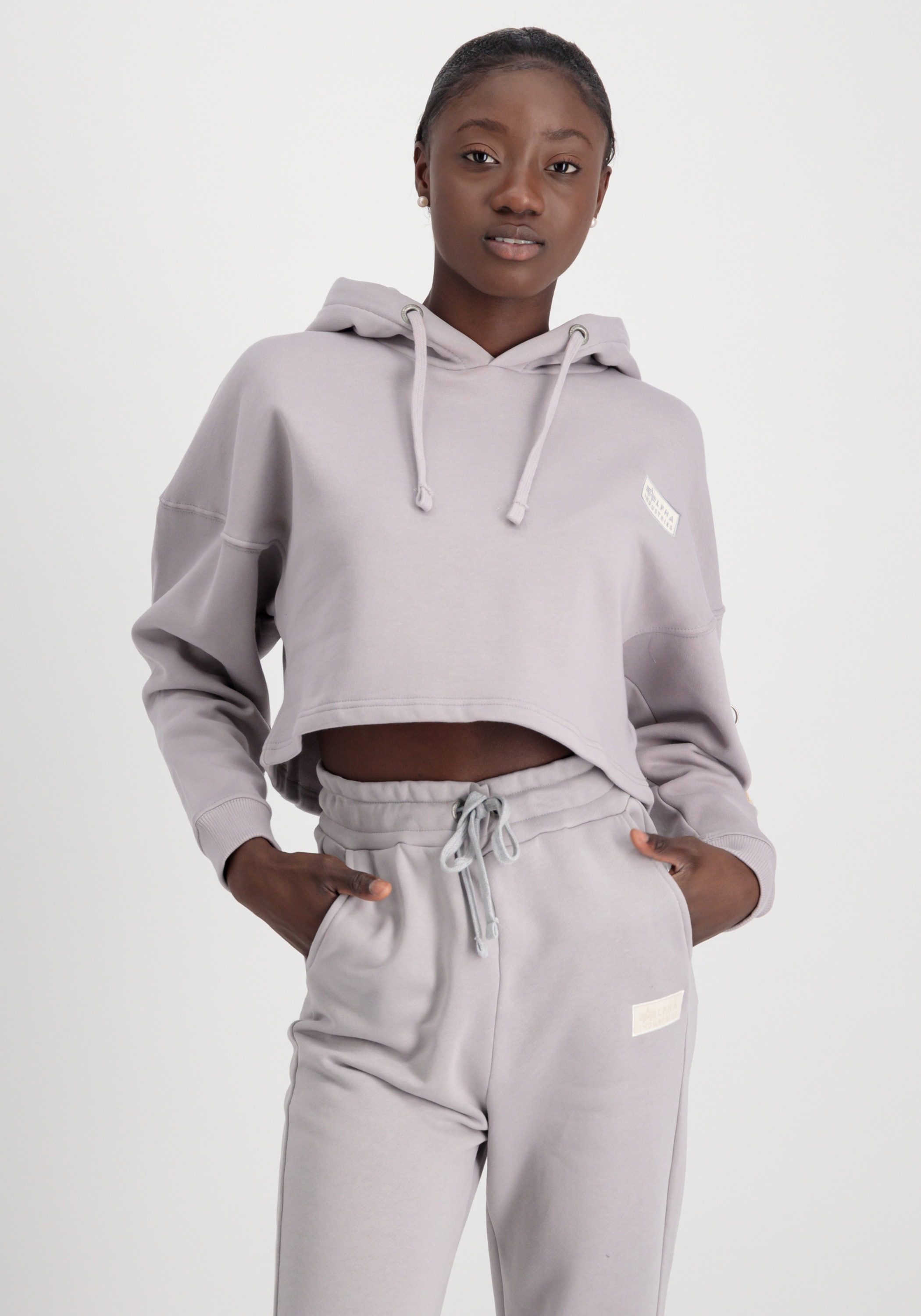 Alpha Industries Hoodie "Alpha Industries Women - Hoodies Organics Cropped günstig online kaufen